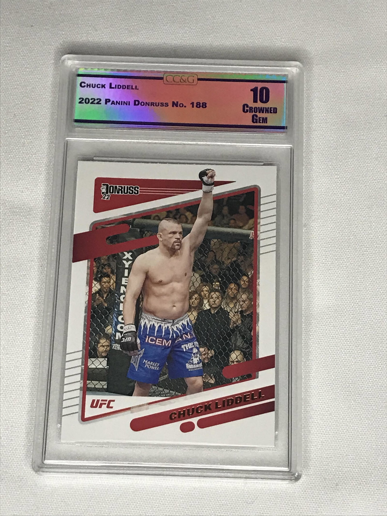 Chuck Liddell Panini Donruss CC&G 10: Chuck Liddell Panini Donruss CC&G 10