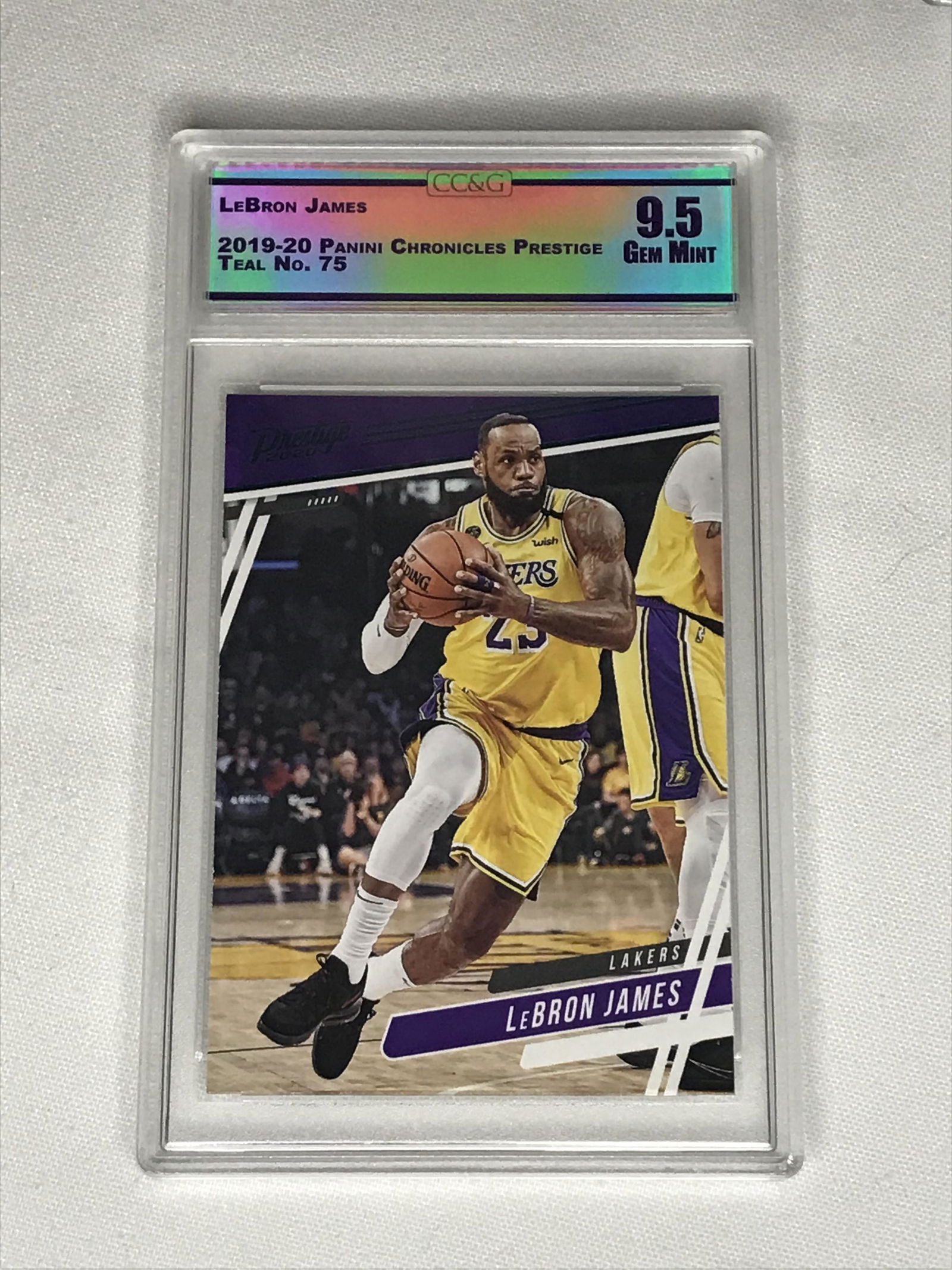 LeBron James Panini Prestige Teal CC&G 9.5 (1 of 1)