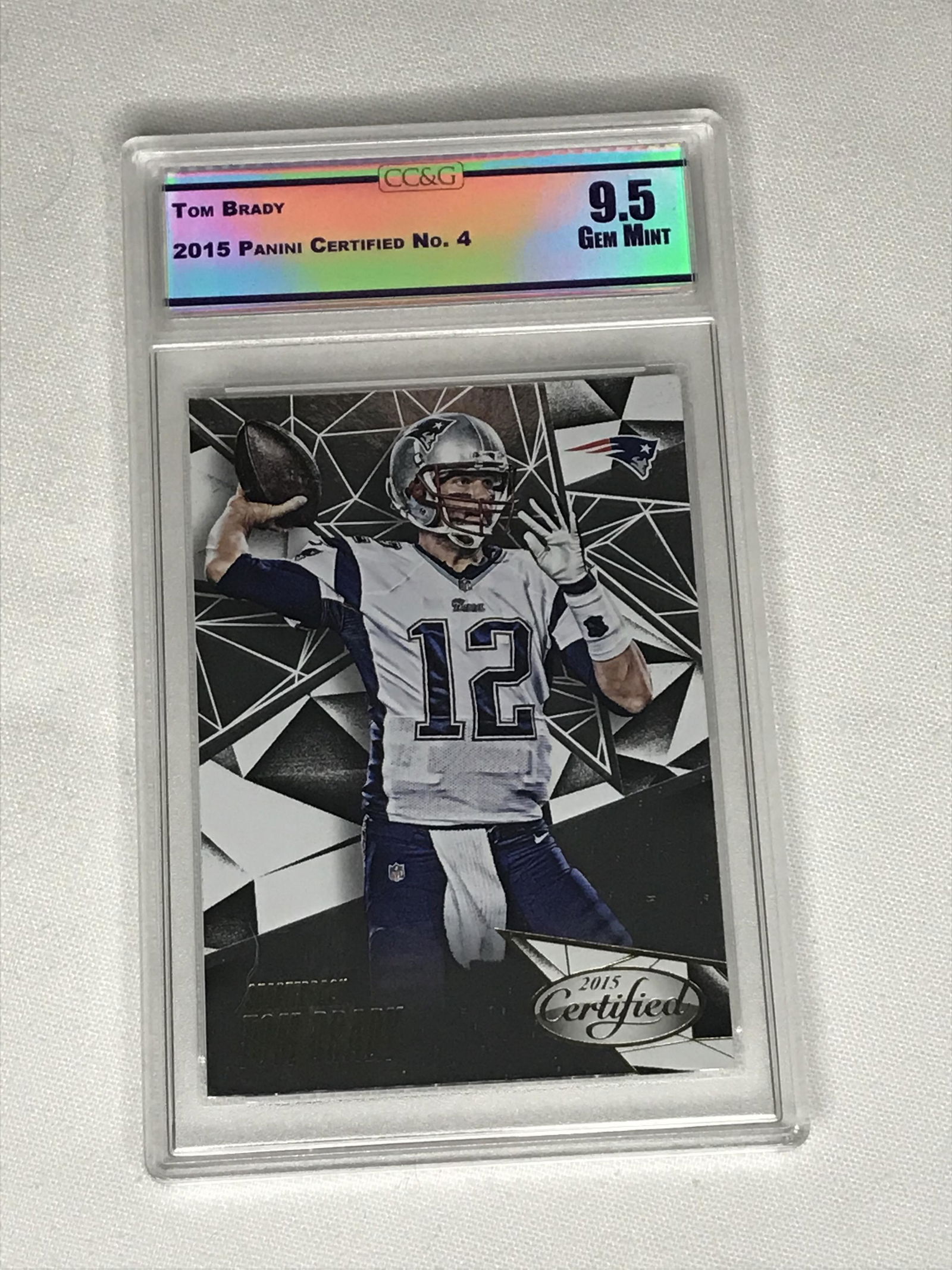 Tom Brady Panini Certified CC&G 9.5 (1 of 1)