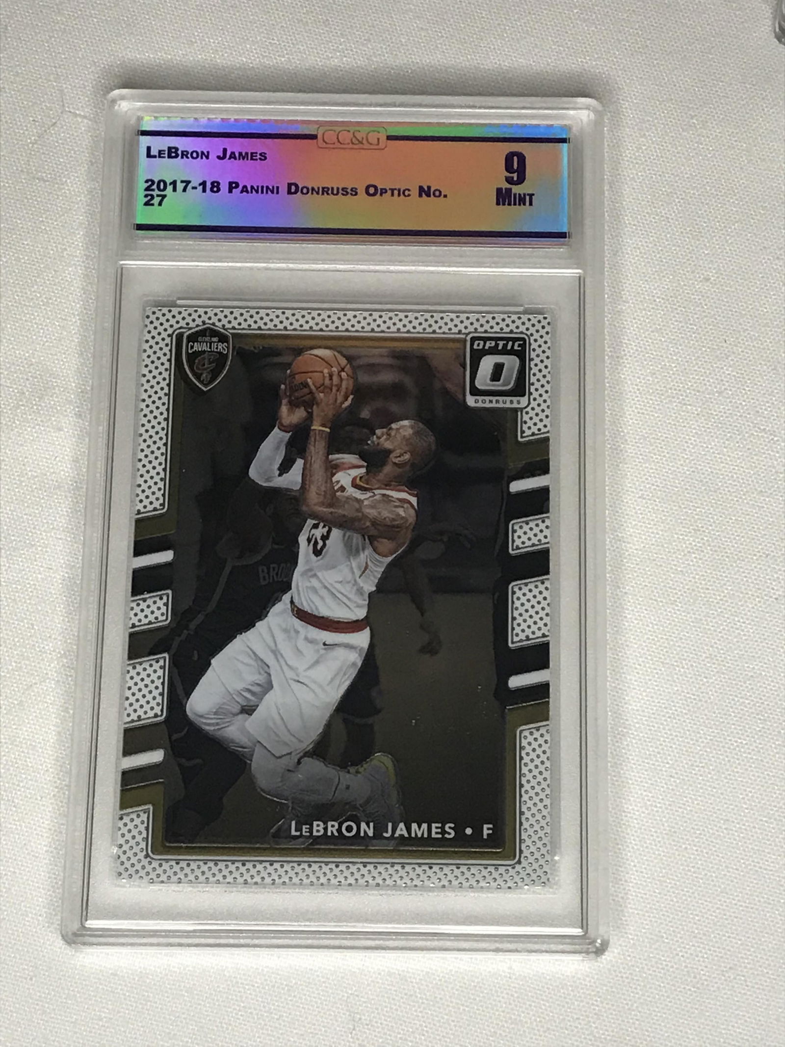LeBron James Panini Donruss Optic CC&G 9 (1 of 1)