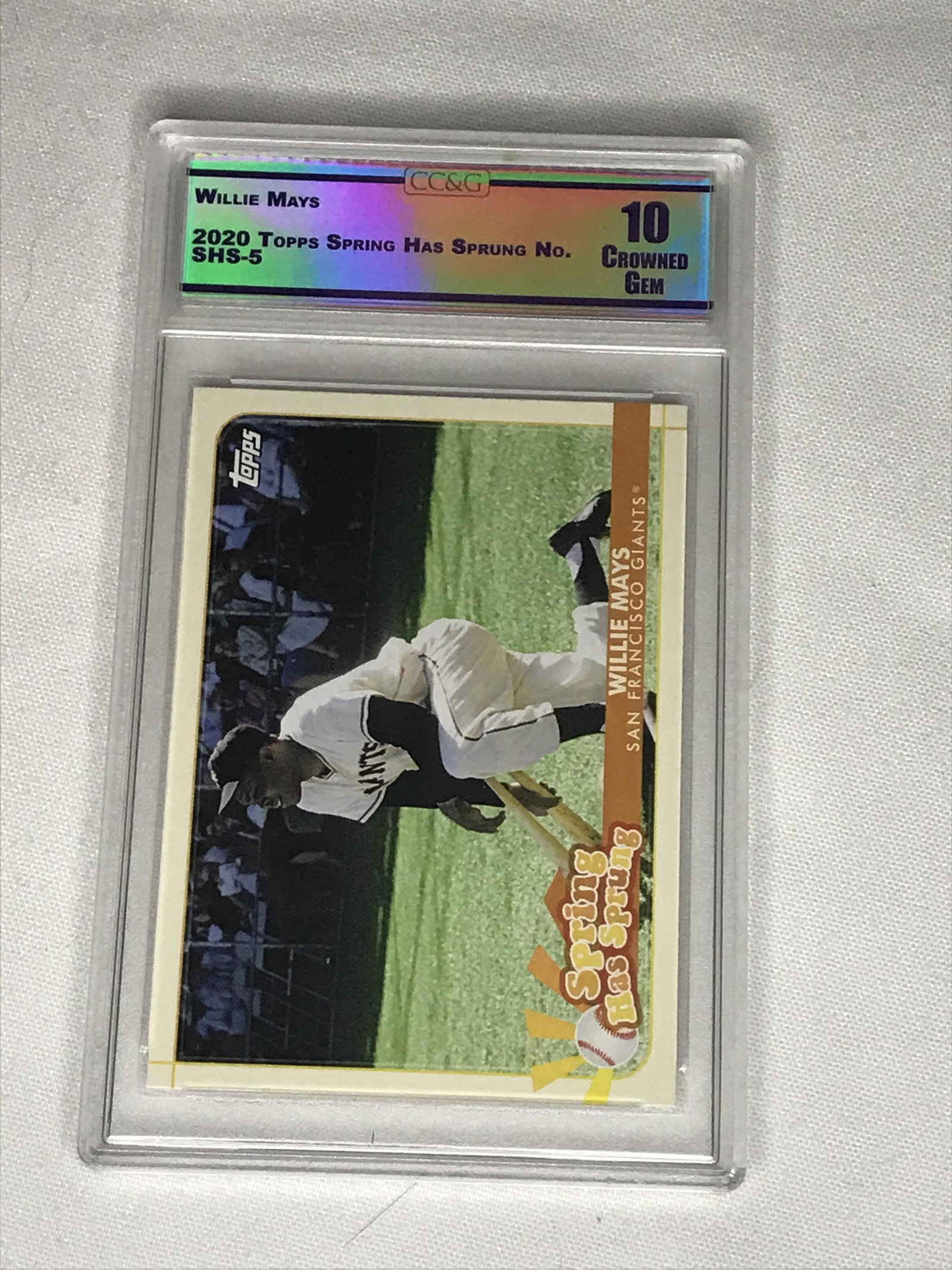 Willie Mays Topps Spring Has Sprung CC&G 10: Willie Mays Topps Spring Has Sprung CC&G 10