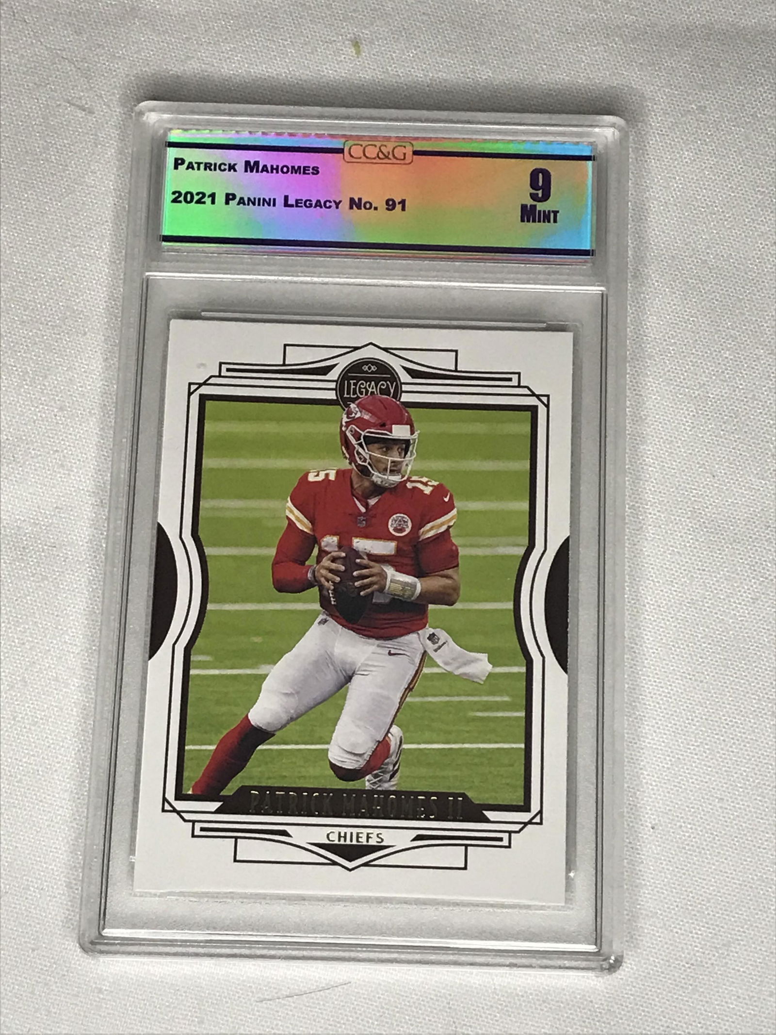 Patrick Mahomes Panini Legacy CC&G 9 (1 of 1)