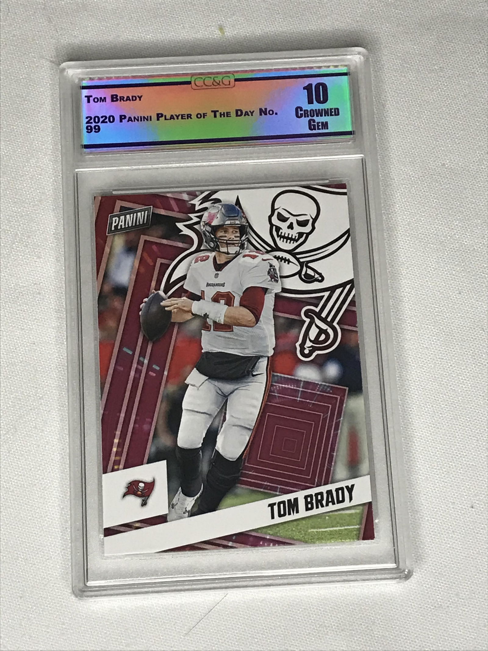Tom Brady Panini Player of the Day CC&G 10: Tom Brady Panini Player of the Day CC&G 10