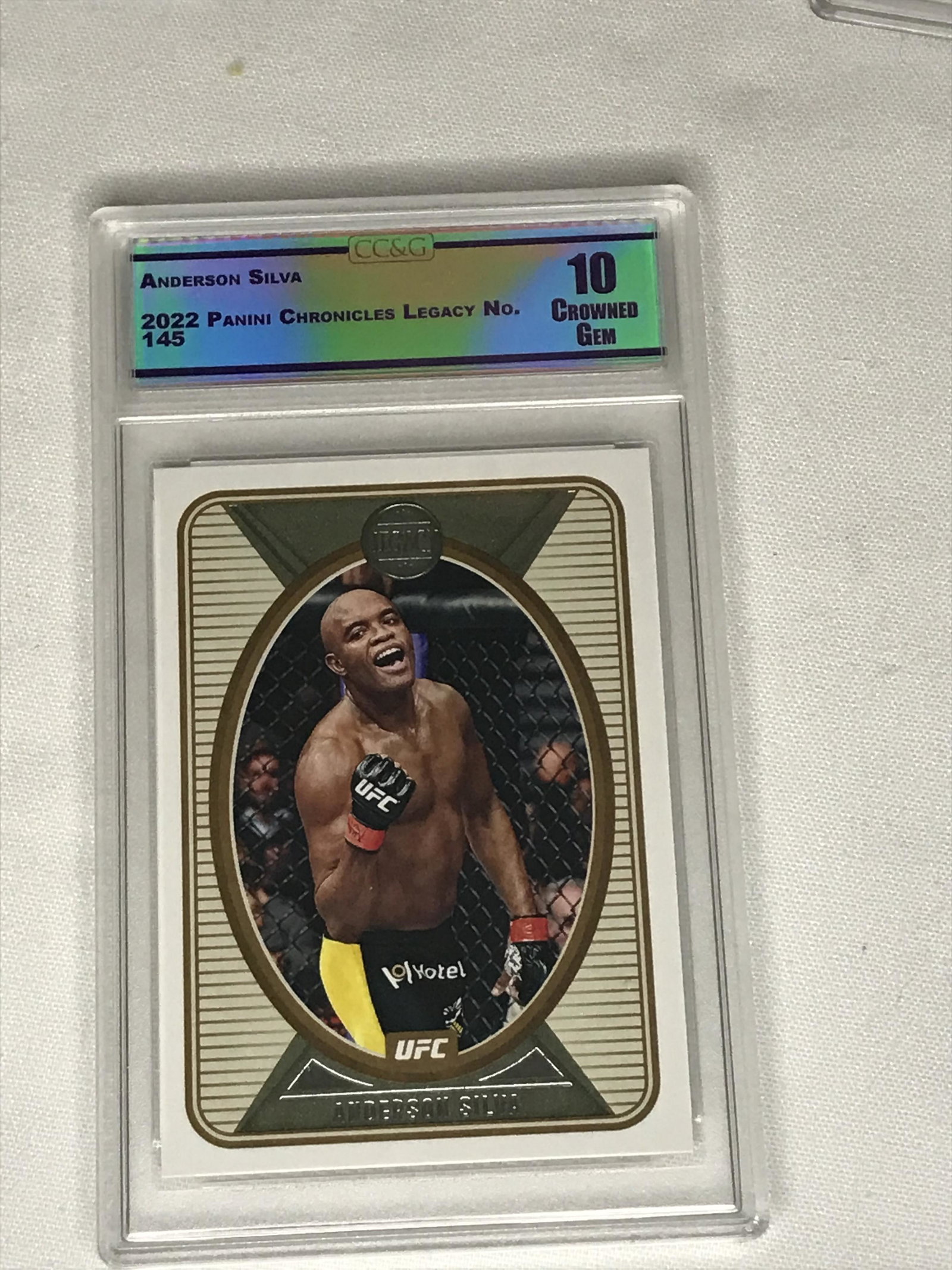Anderson Silva Panini Chronicles Legacy CC&G 10: Anderson Silva Panini Chronicles Legacy CC&G 10
