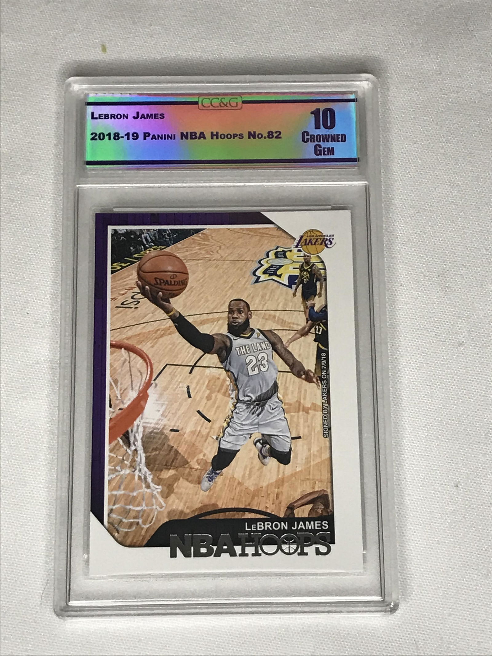 LeBron James Panini NBA Hoops CC&G 10 (1 of 1)