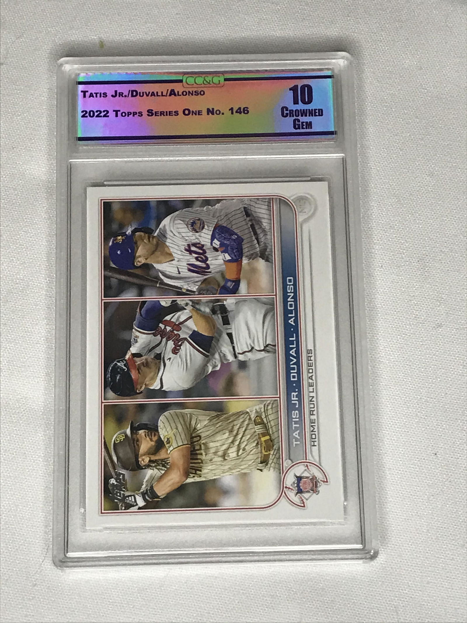 Tatis Jr./Duvall/Alonso Topps CC&G 10: Tatis Jr./Duvall/Alonso Topps CC&G 10