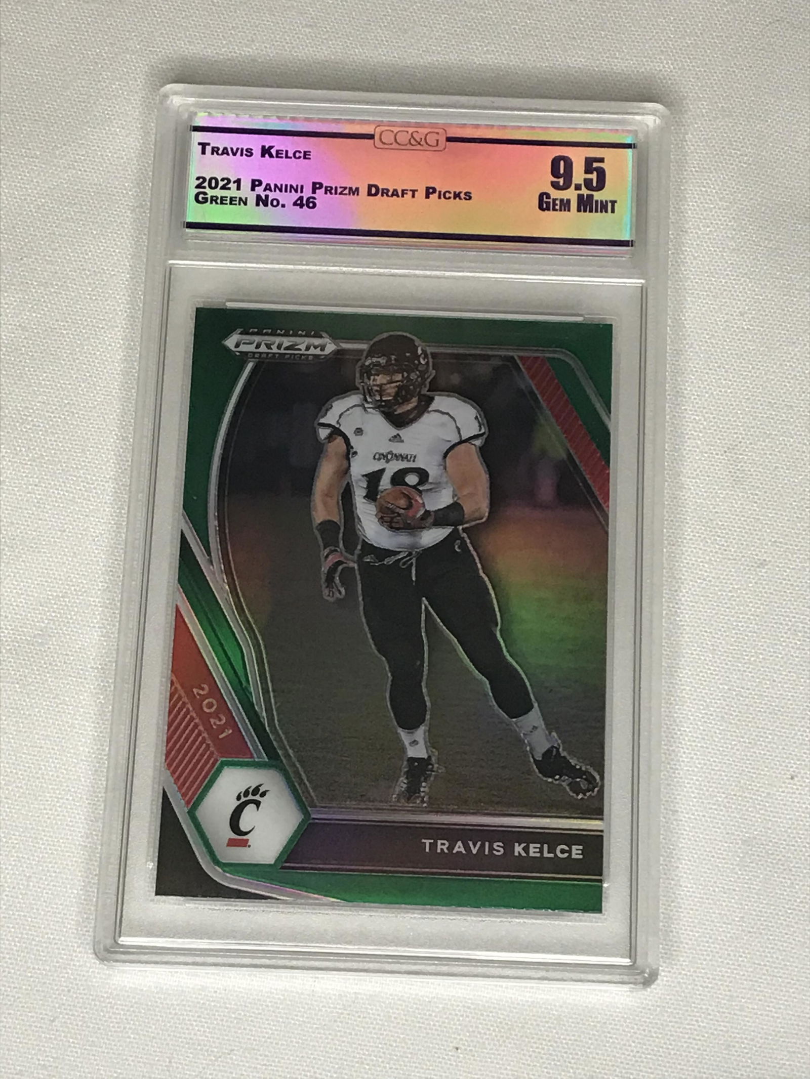 Travis Kelce Panini Prizm CC&G 9.5 (1 of 1)