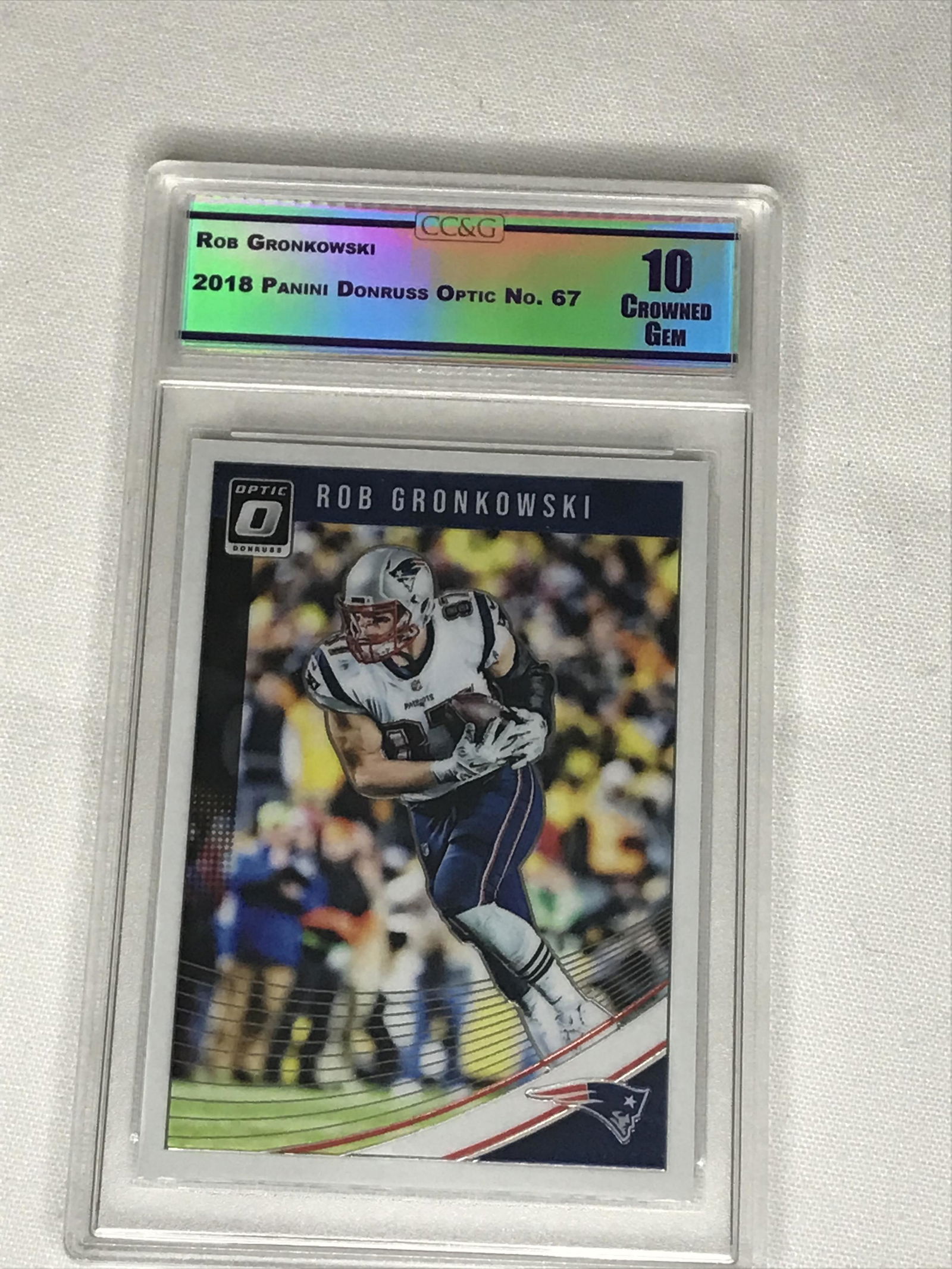 Rob Gronkowski Panini Donruss Optic CC&G 10 (1 of 1)