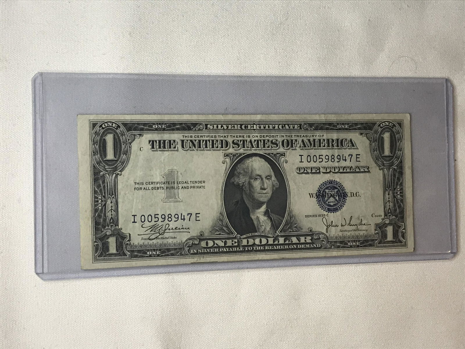 1935 Series $1 Silver Certificate (1 of 1)