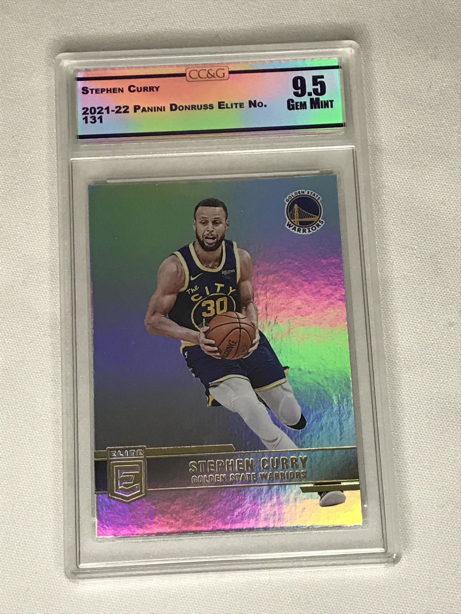 Stephen Curry Panini Donruss Elite CC&G 9.5 (1 of 1)