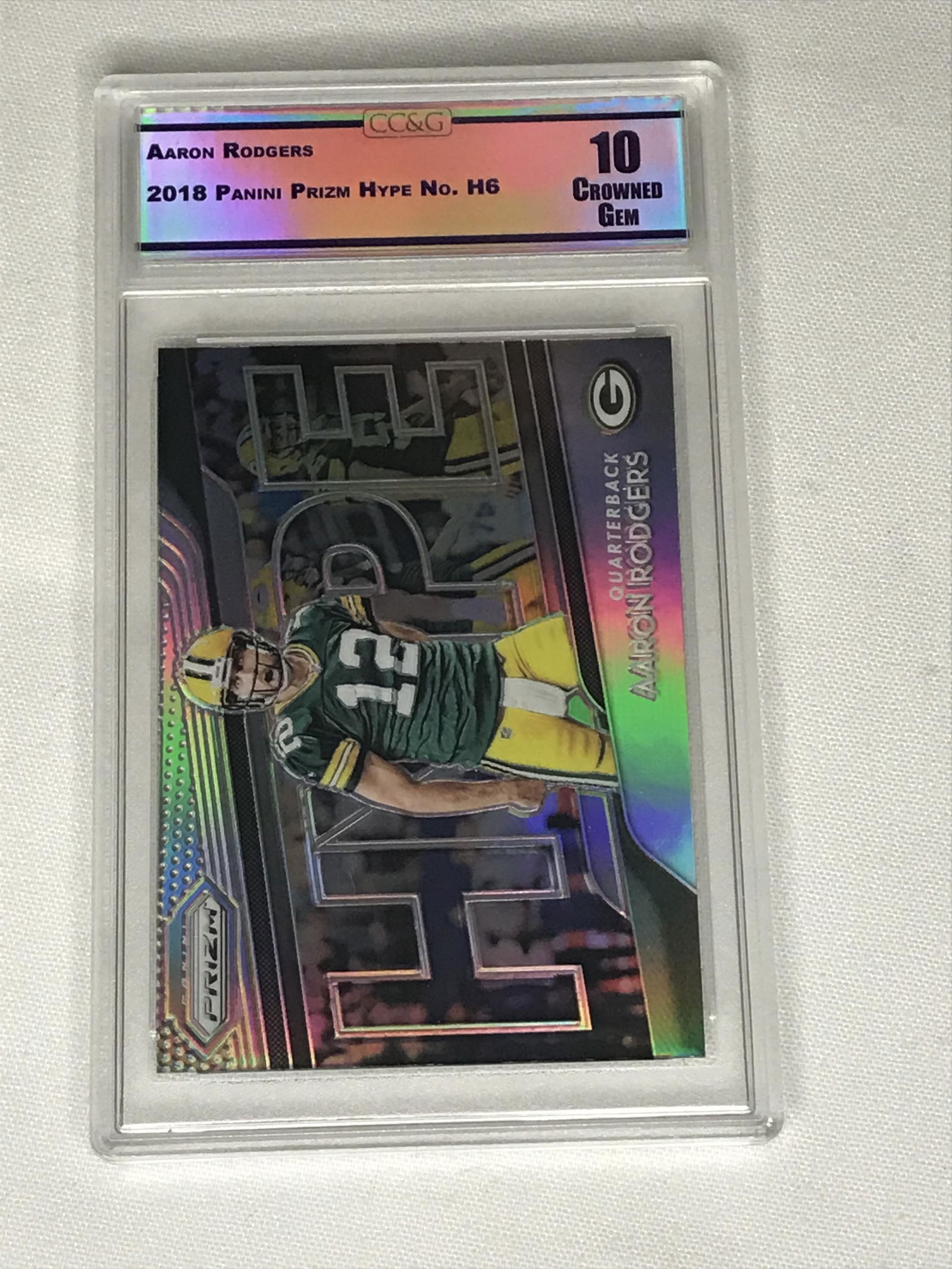 Aaron Rodgers Panini Prizm Hype CC&G 10 (1 of 1)