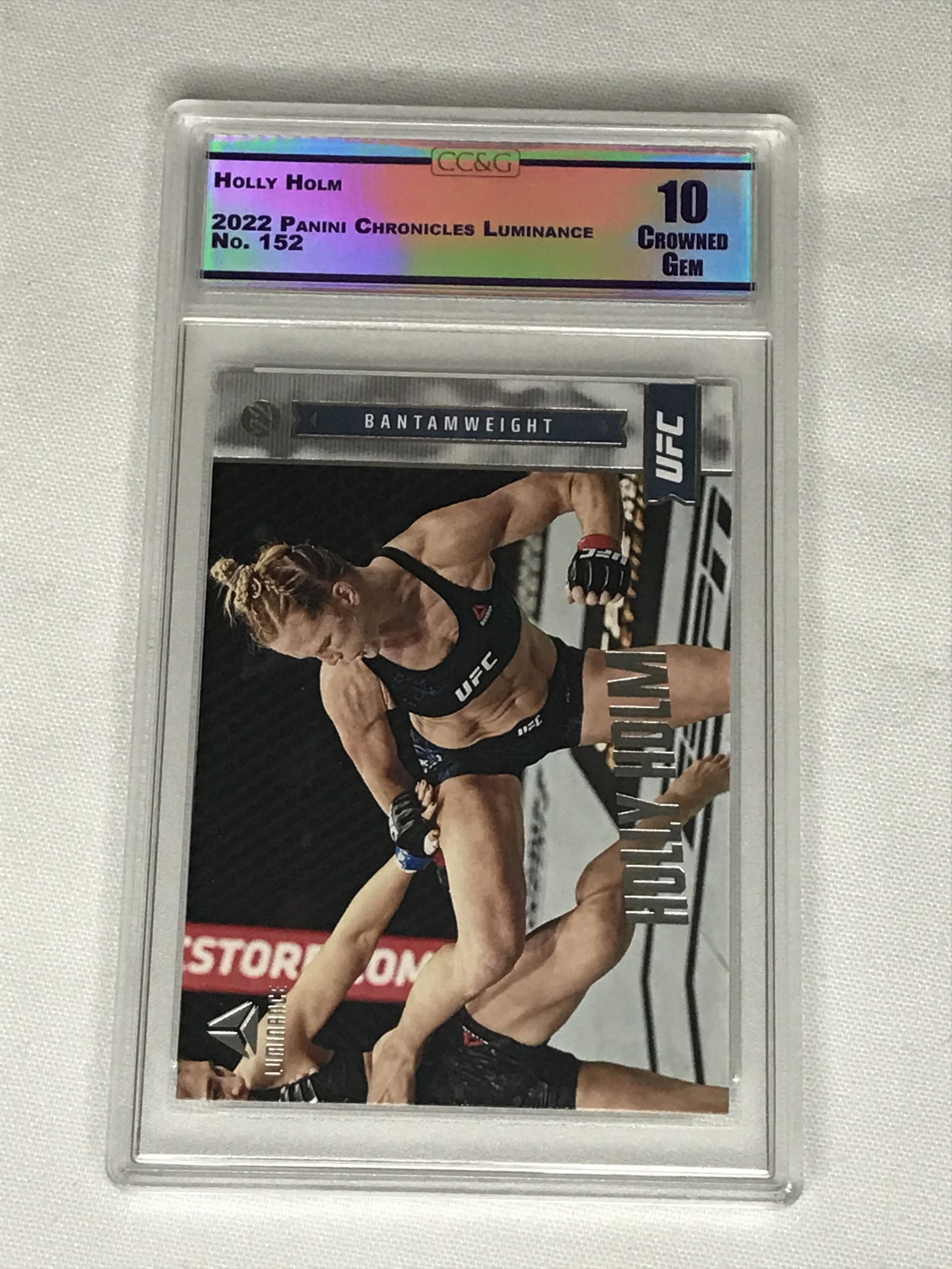 Holly Holm Panini Chronicles Luminance CC&G 10: Holly Holm Panini Chronicles Luminance CC&G 10
