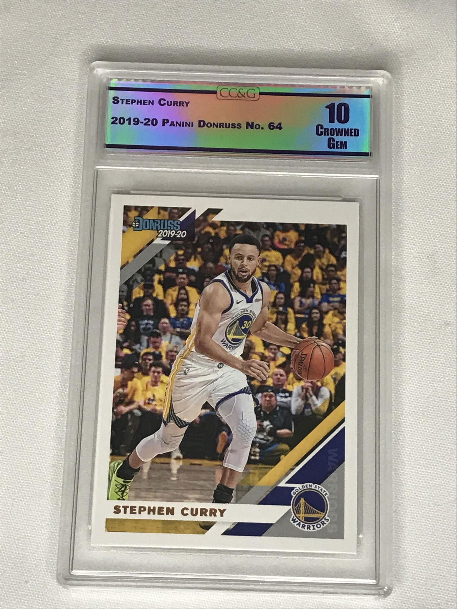 Stephen Curry Panini Donruss CC&G 10: Stephen Curry Panini Donruss CC&G 10