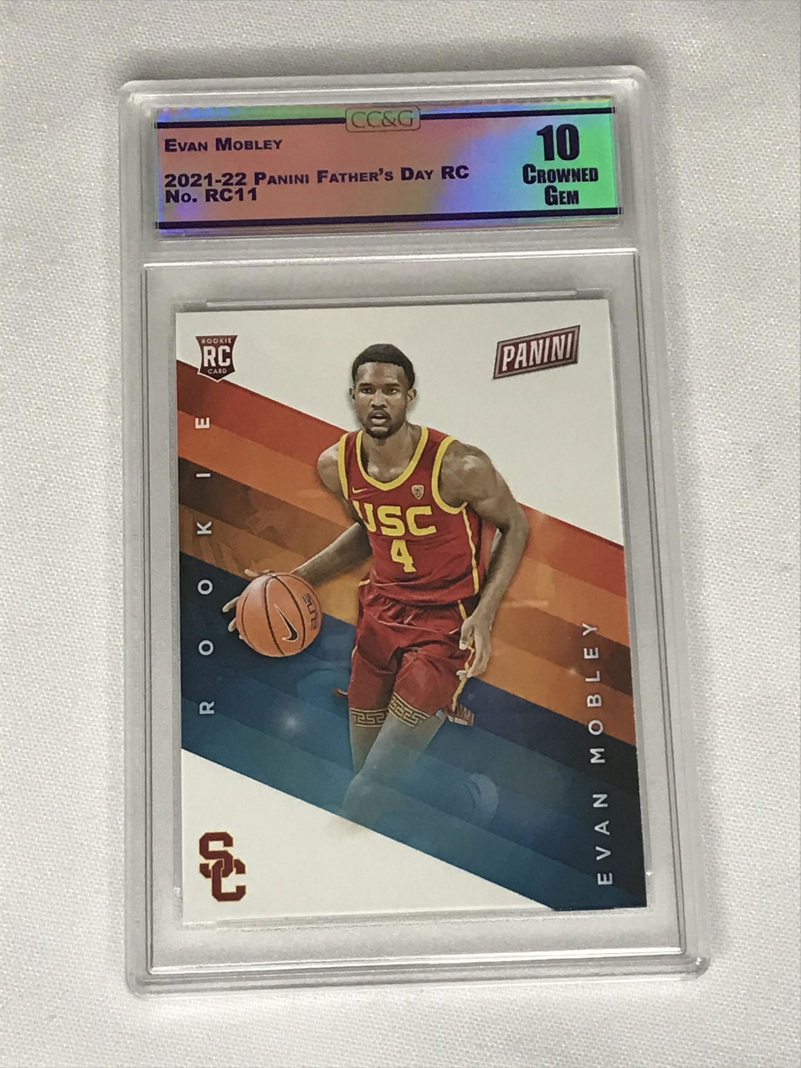 Evan Mobley Panini Rookie CC&G 10 (1 of 1)