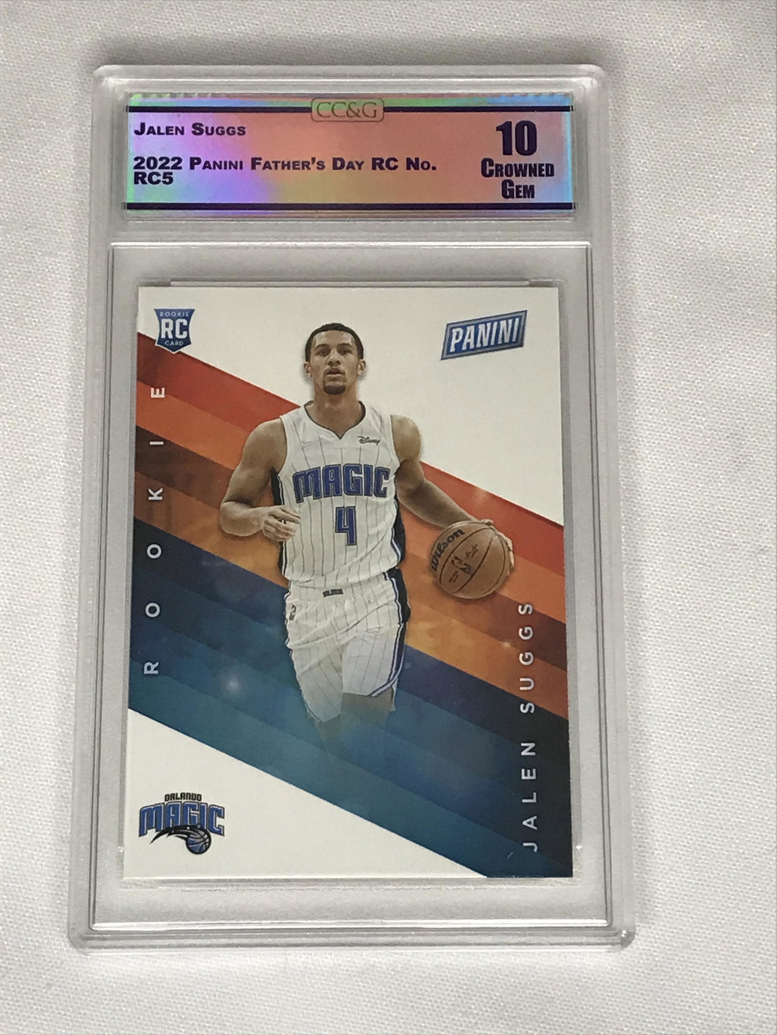Jalen Suggs Panini Rookie CC&G 10: Jalen Suggs Panini Rookie CC&G 10