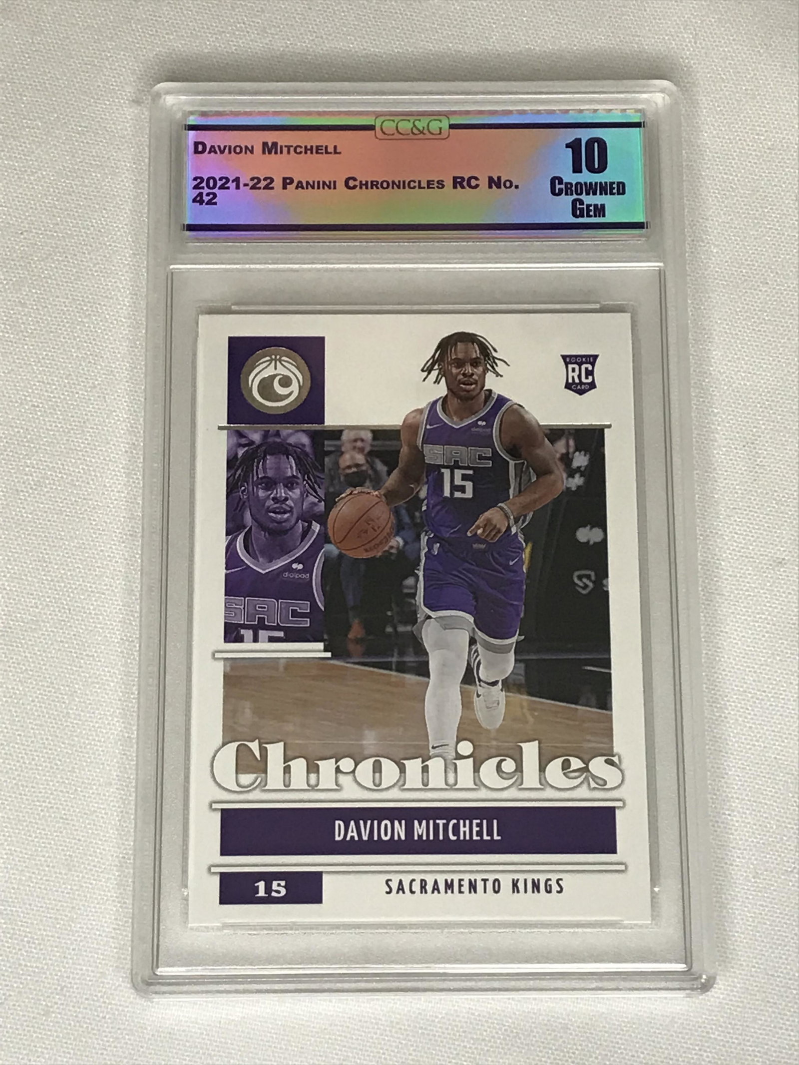 Davion Mitchell Panini Chronicles RC CC&G 10: Davion Mitchell Panini Chronicles RC CC&G 10