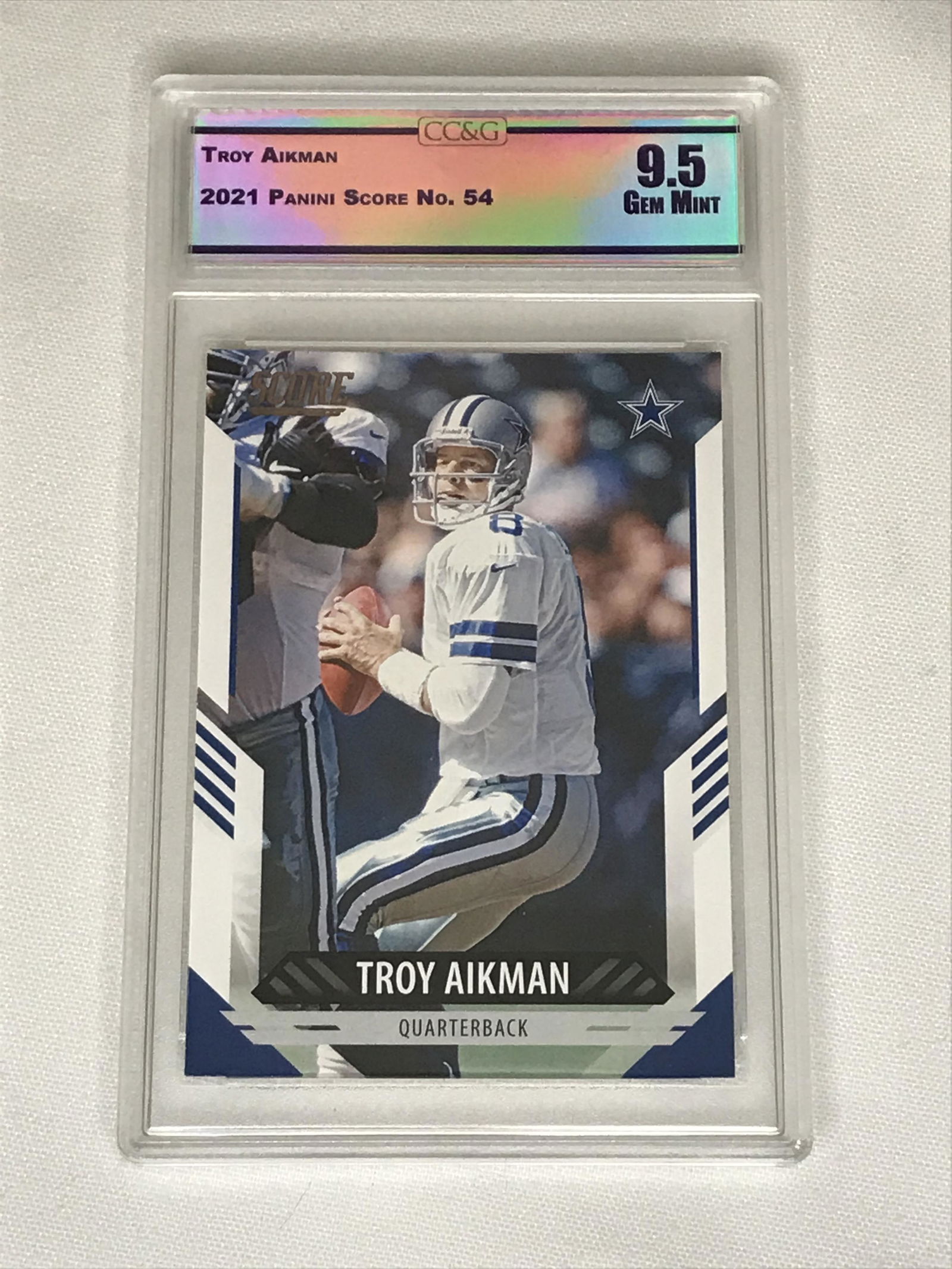 Troy Aikman Panini Score CC&G 9.5 (1 of 1)