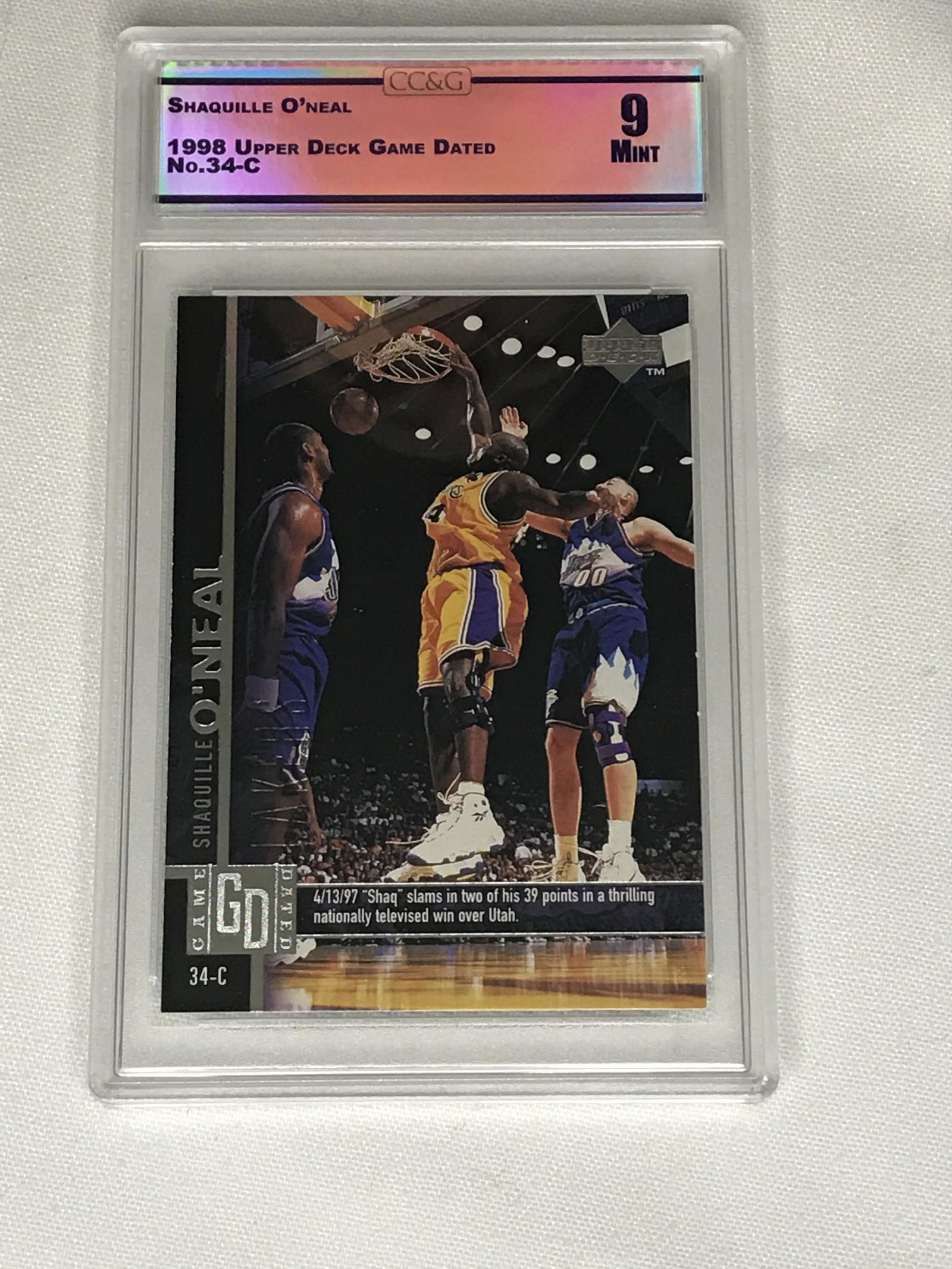 Shaquille O'Neal Upper Deck CC&G 9 (1 of 1)