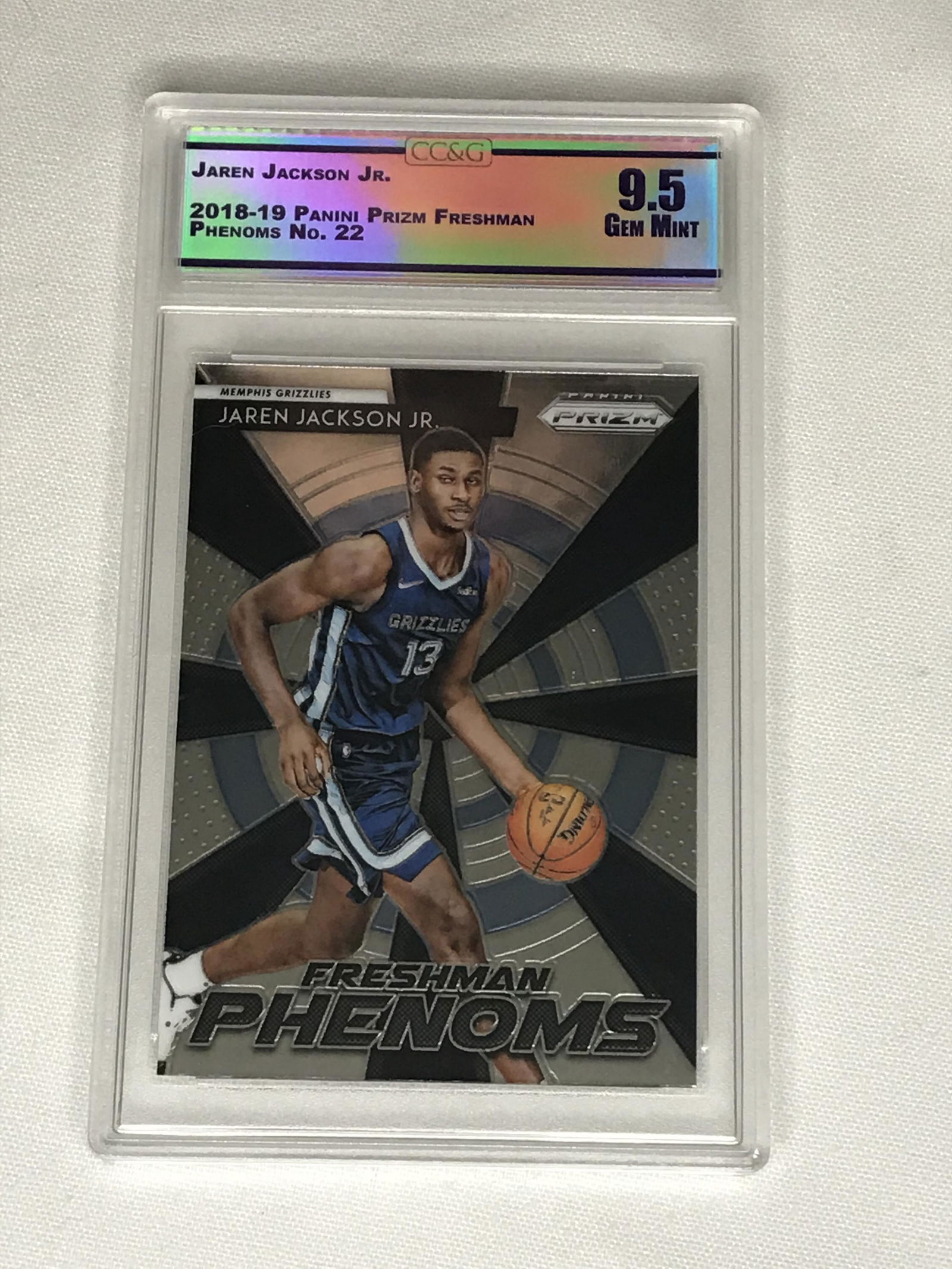 Jaren Jackson Jr. Panini Prizm CC&G 9.5 (1 of 1)