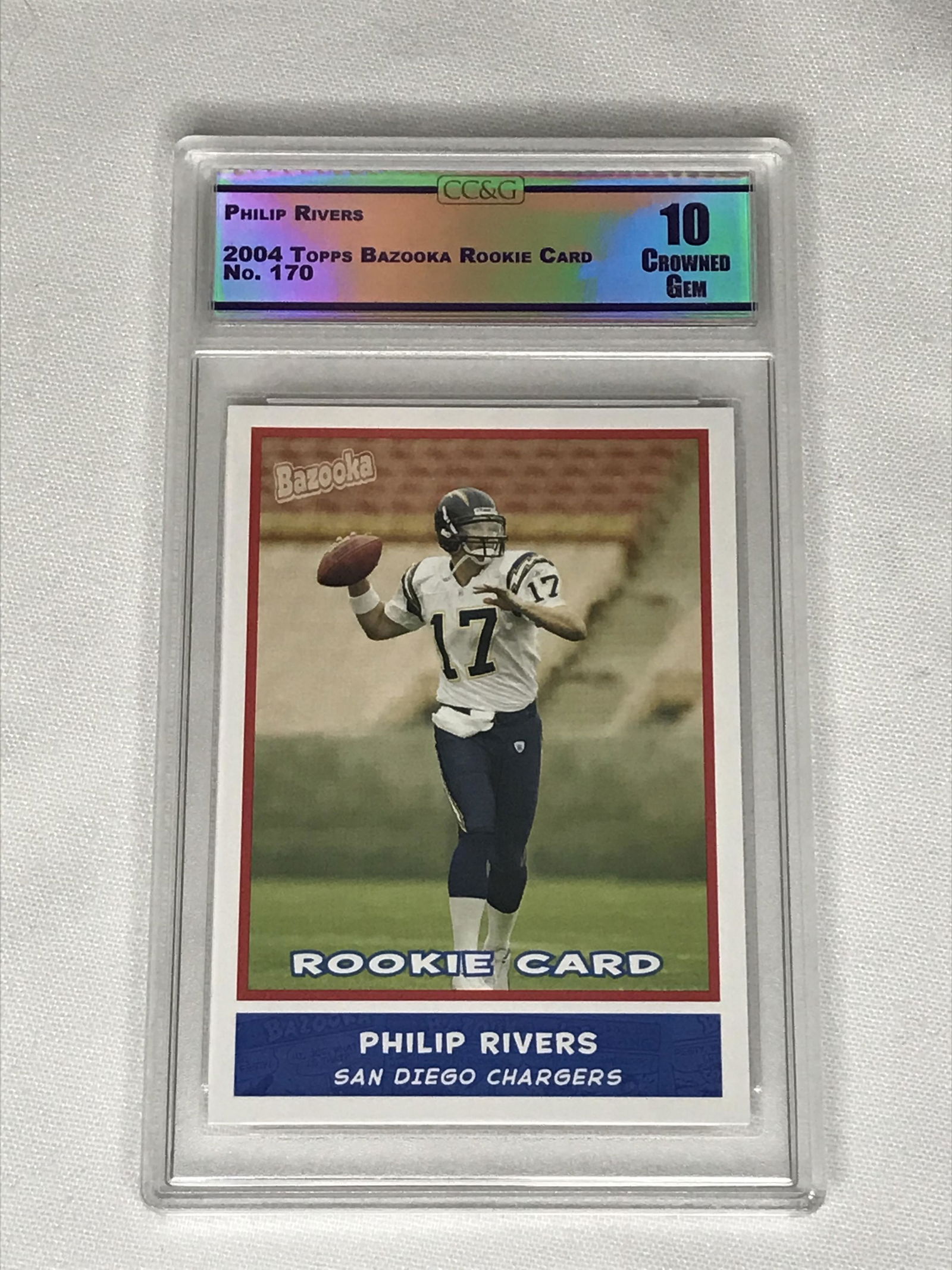 Philip Rivers Topps Bazooka Rookie Card CC&G 10 (1 of 1)