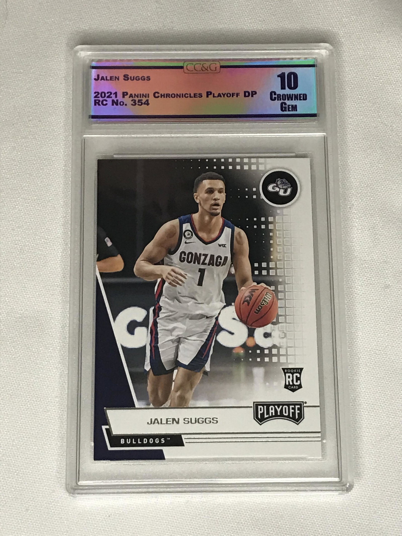 Jalen Suggs Panini Chronicles RC CC&G 10: Jalen Suggs Panini Chronicles RC CC&G 10