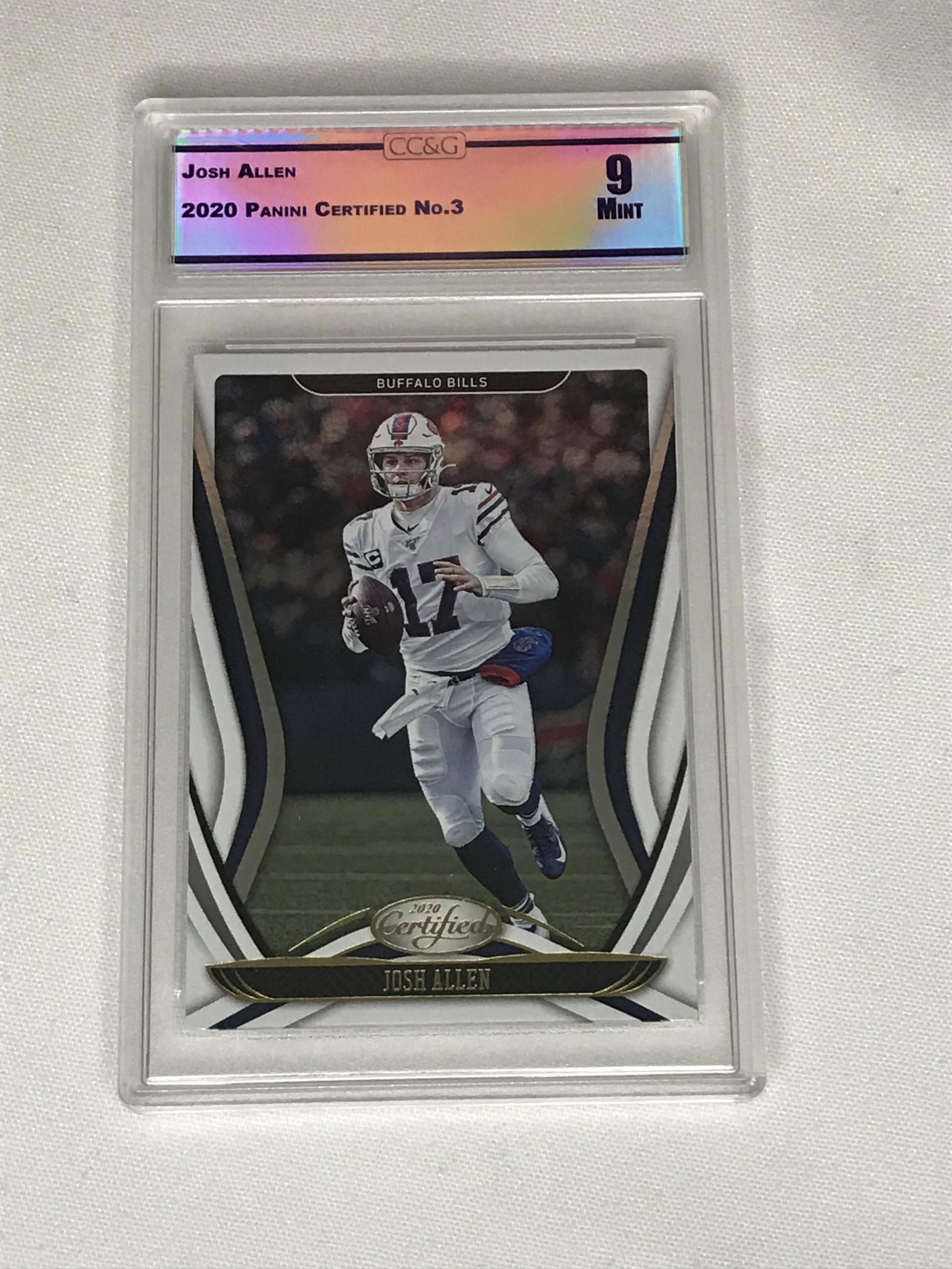 Josh Allen Panini Certified CC&G 9: Josh Allen Panini Certified CC&G 9