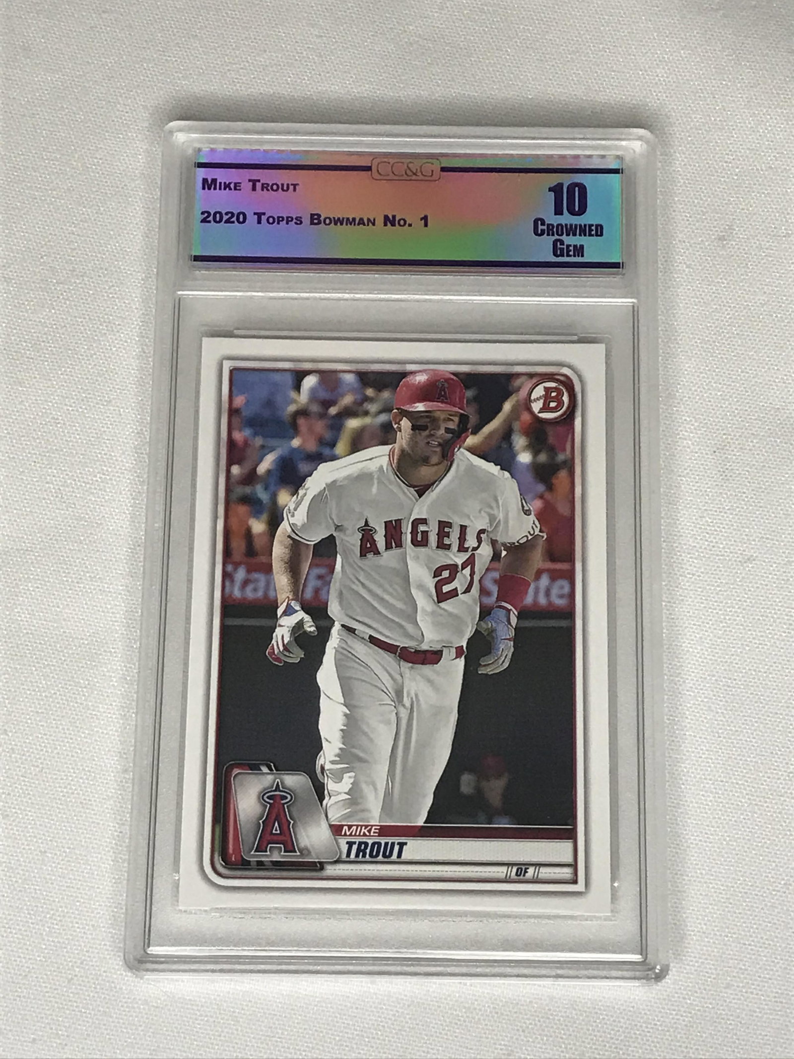 Mike Trout Topps Bowman CC&G 10: Mike Trout Topps Bowman CC&G 10