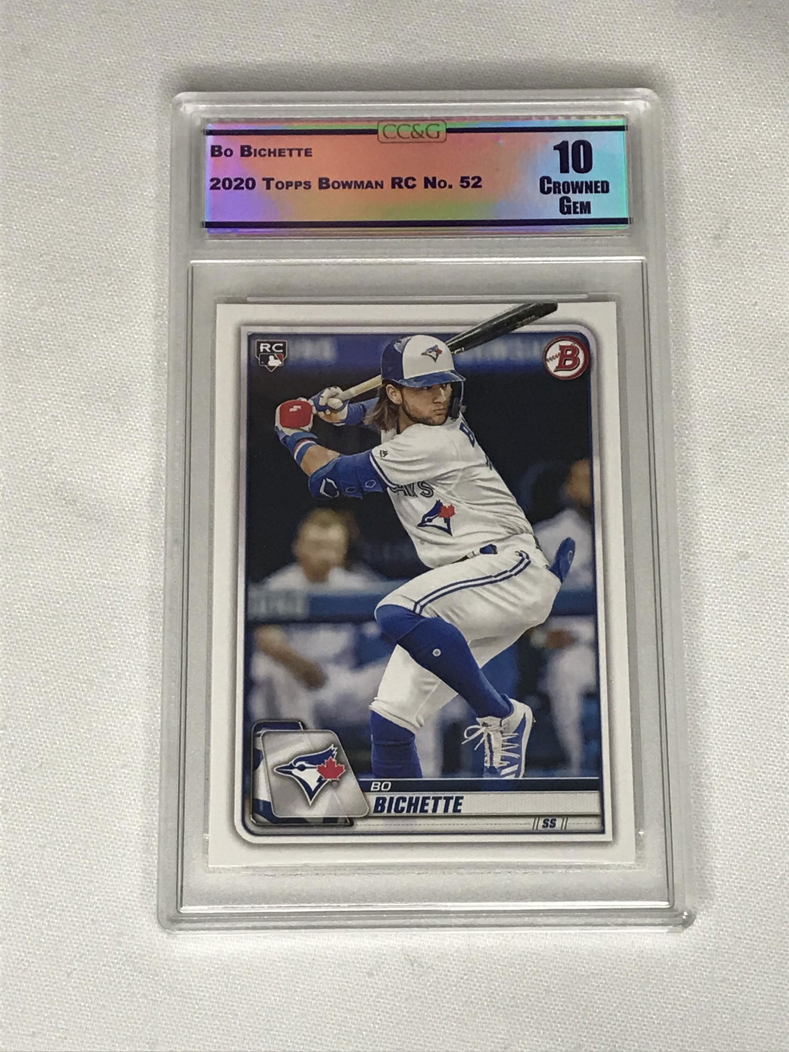 Bo Bichette Topps Bowman RC CC&G 10 (1 of 1)
