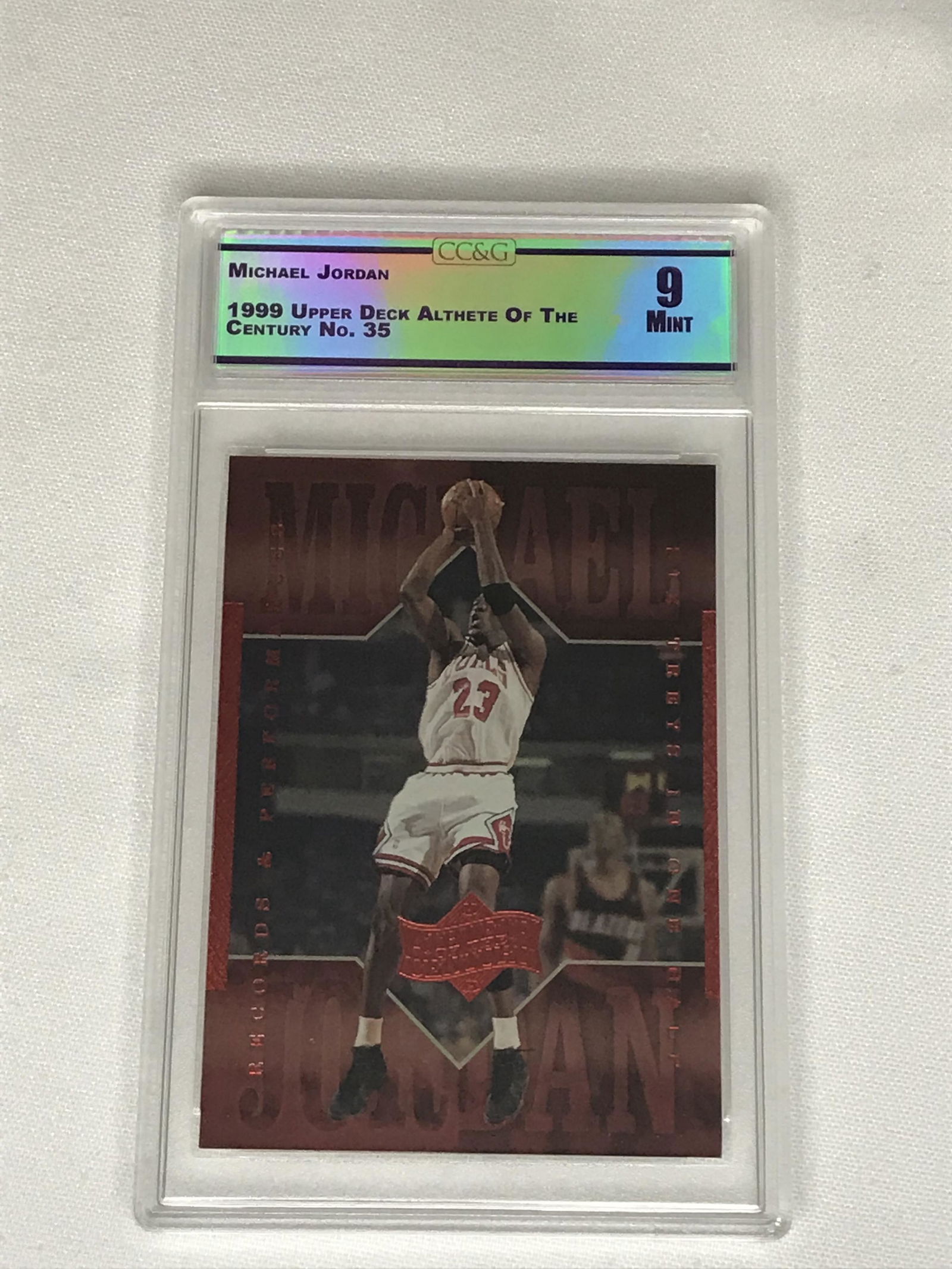 Michael Jordan Upper Deck Athlete of the Century CC&G 9 (1 of 1)