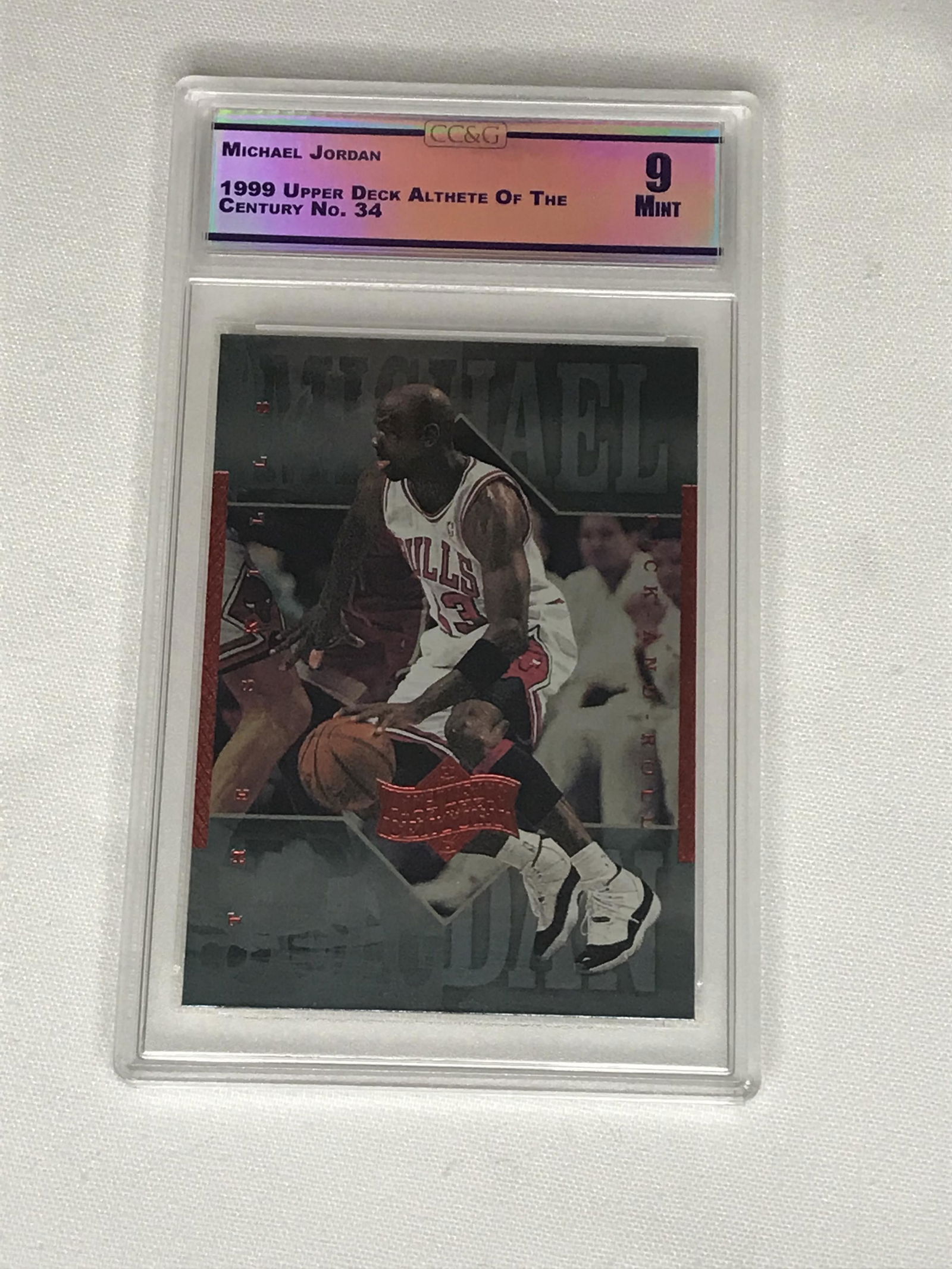 Michael Jordan Upper Deck Athlete of the Century CC&G 9 (1 of 1)