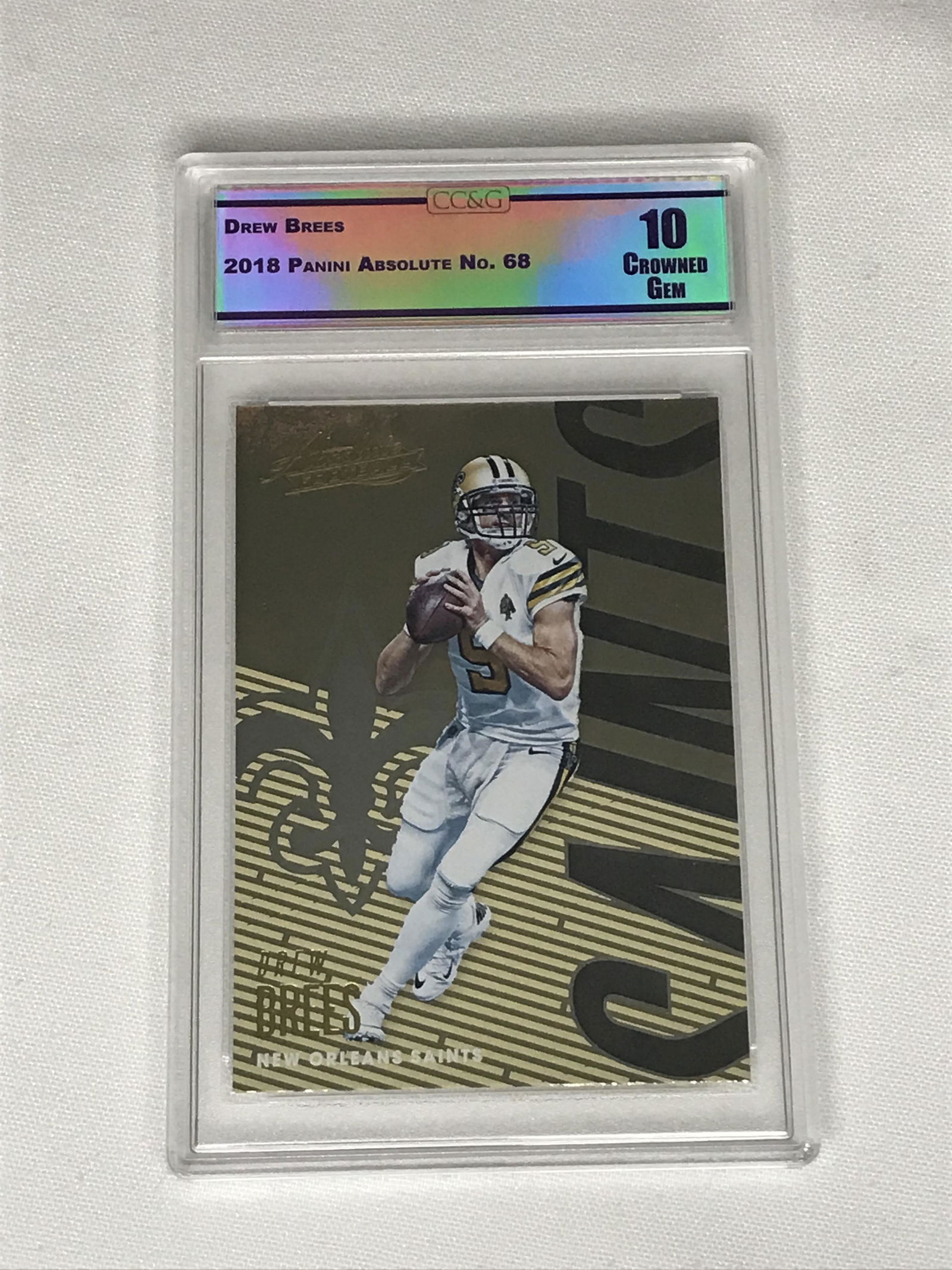 Drew Brees Panini Absolute CC&G 10 (1 of 1)