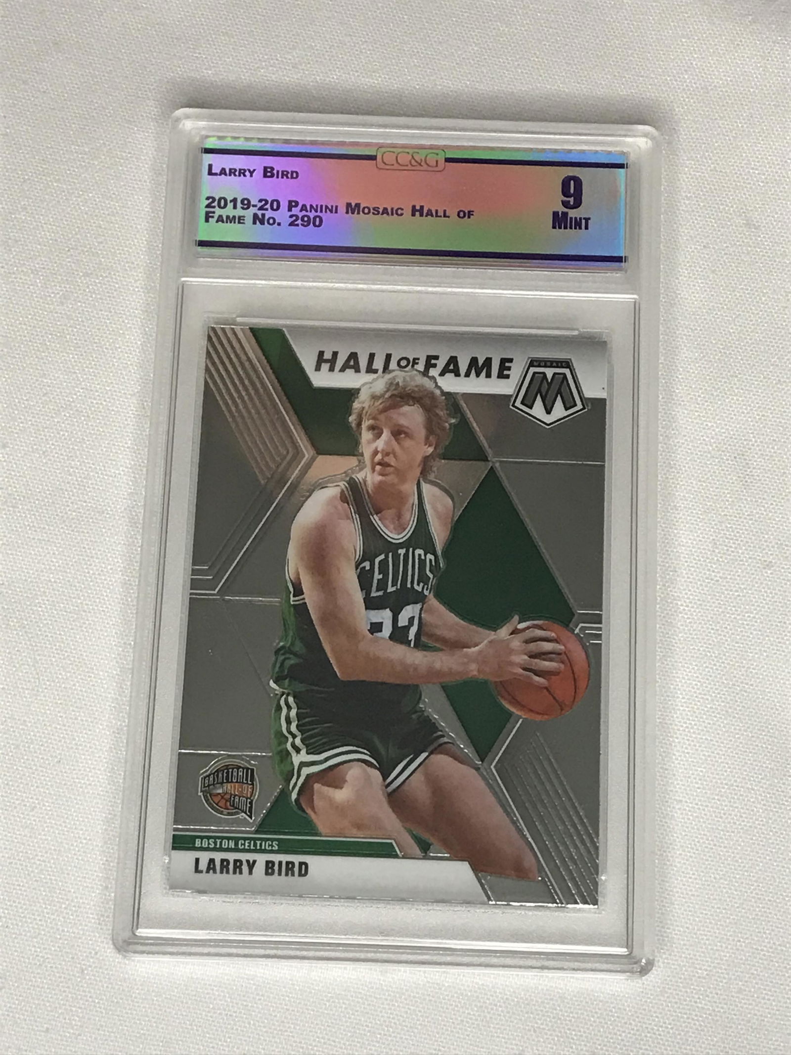 Larry Bird Panini Mosaic Hall of Fame CC&G 9: Larry Bird Panini Mosaic Hall of Fame CC&G 9