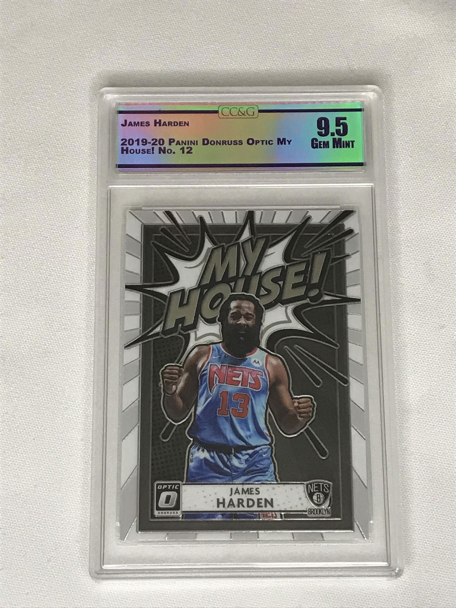 James Harden Panini Donruss Optic My House CC&G 9.5 (1 of 1)