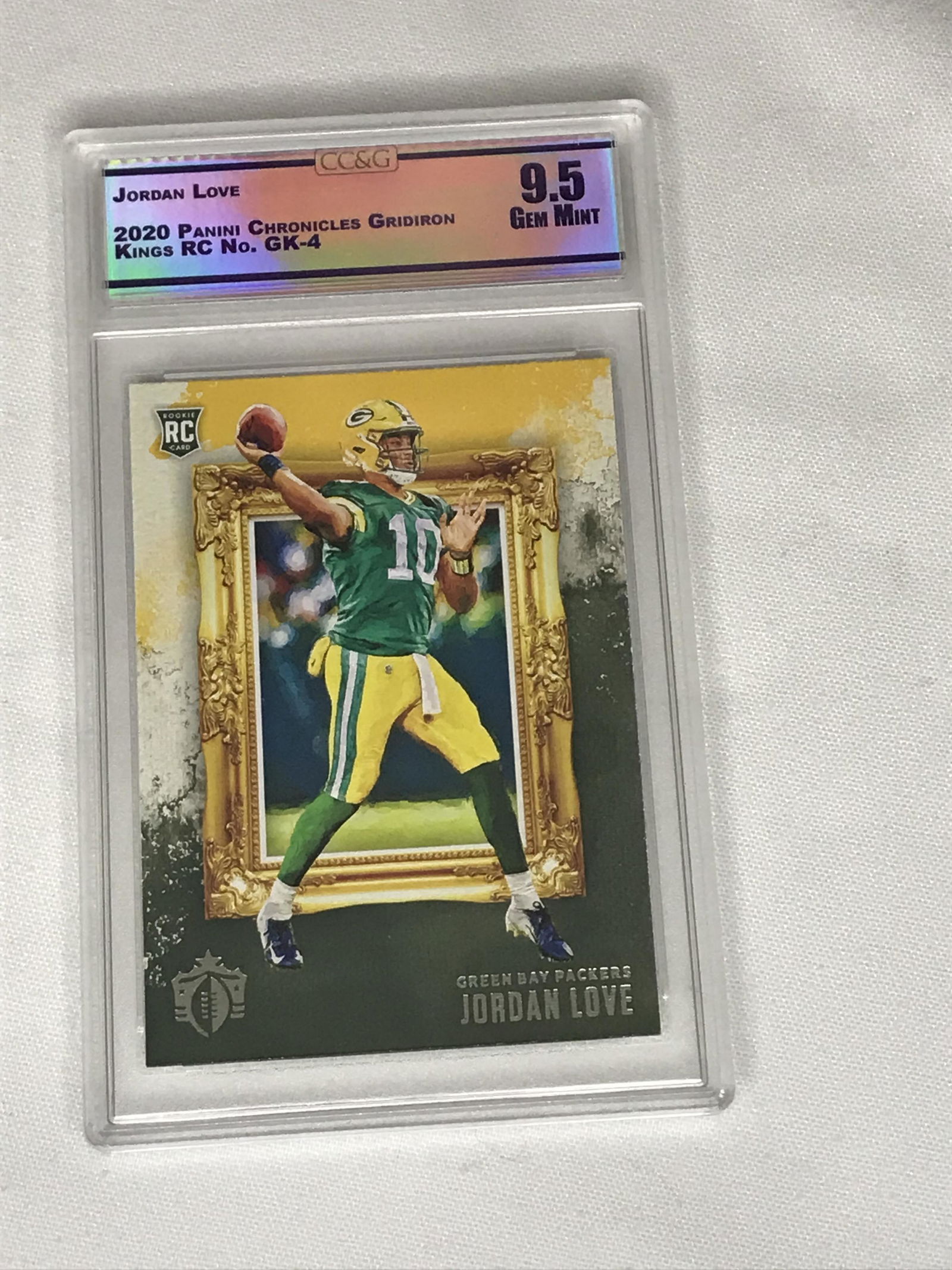 Jordan Love Panini Chronicles Rookie CC&G 9.5 (1 of 1)