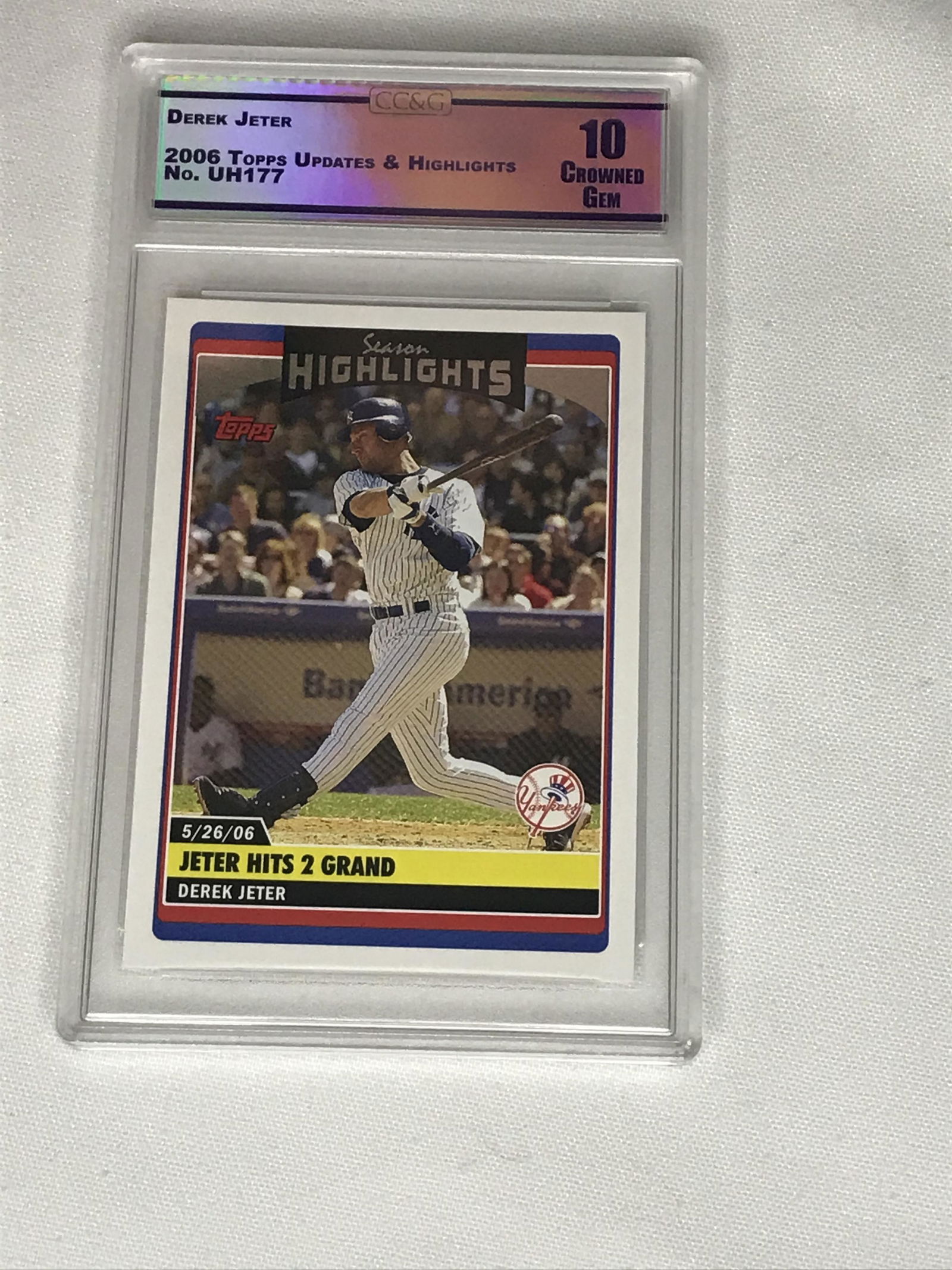 Derek Jeter Topps CC&G 10 (1 of 1)