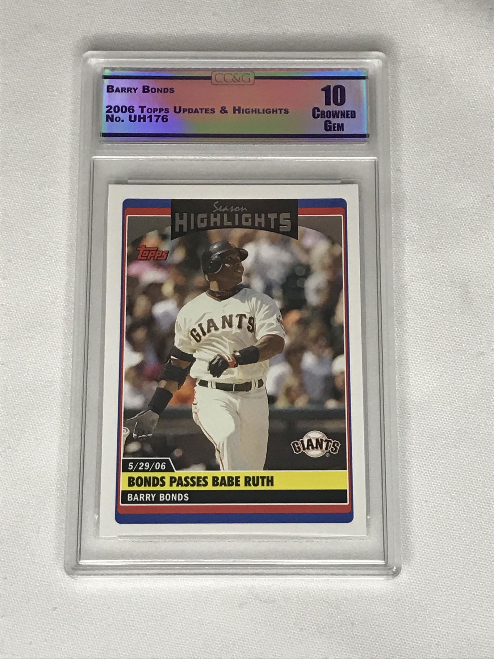 Barry Bonds Topps CC&G 10 (1 of 1)