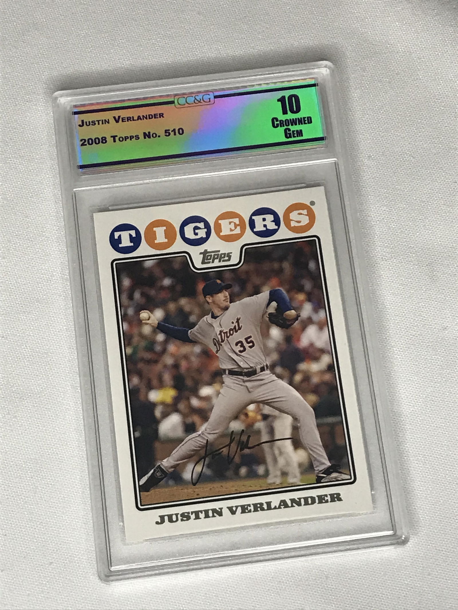 Justin Verlander Topps CC&G 10 (1 of 1)