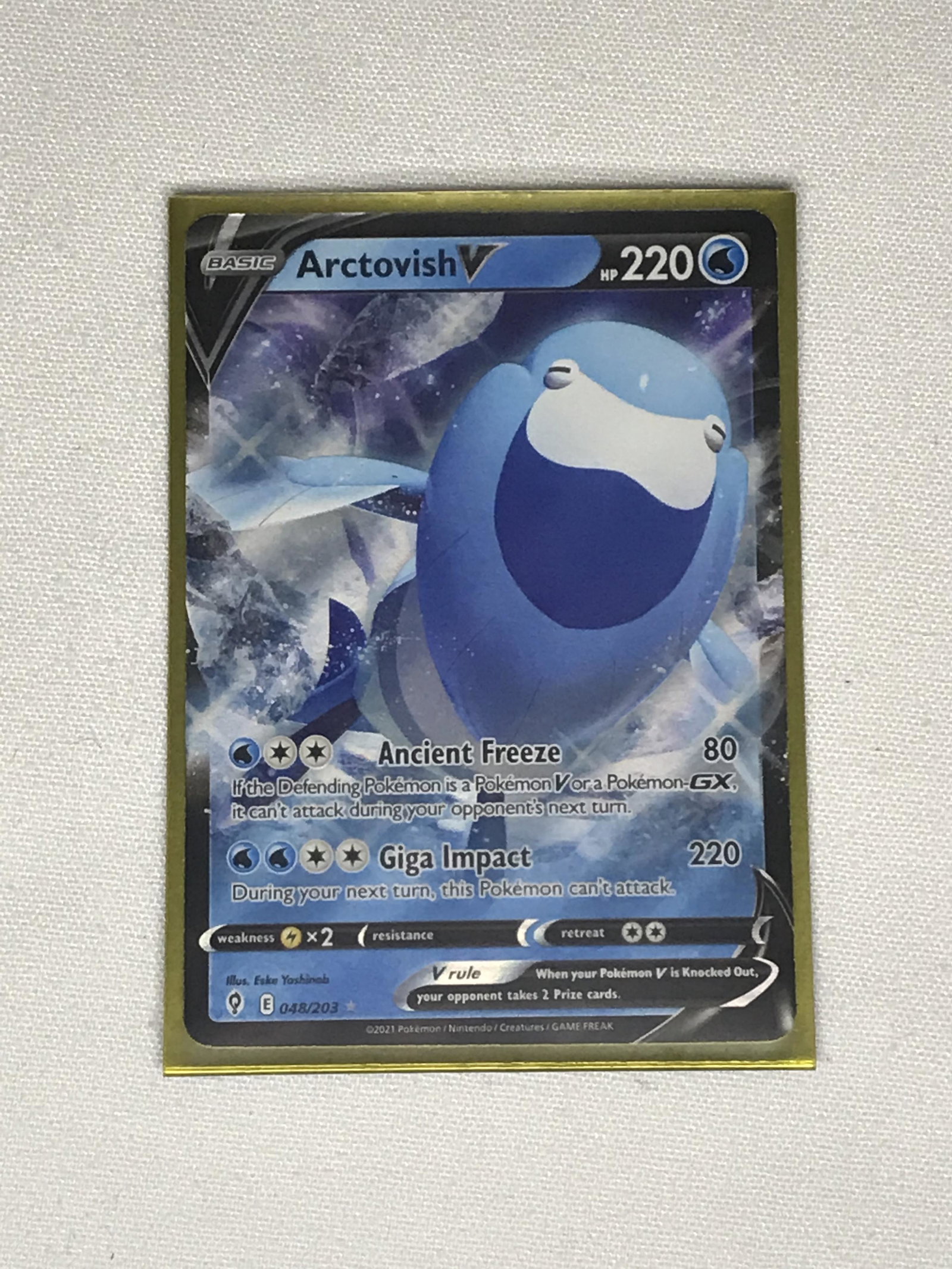 Arctovish V Pokemon single (1 of 1)