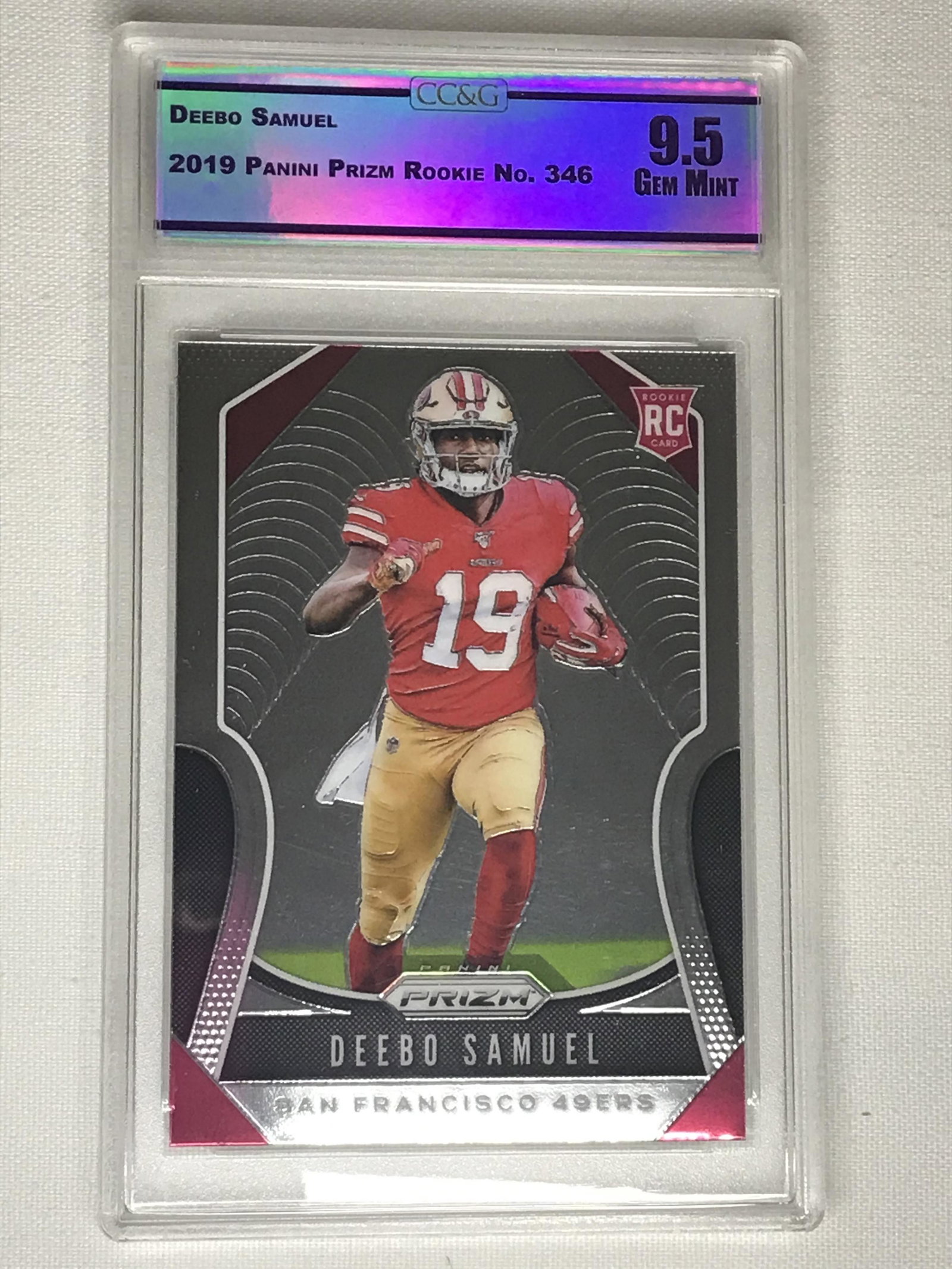 Deebo Samuel Panini Prizm Rookie CC&G 9.5 (1 of 1)