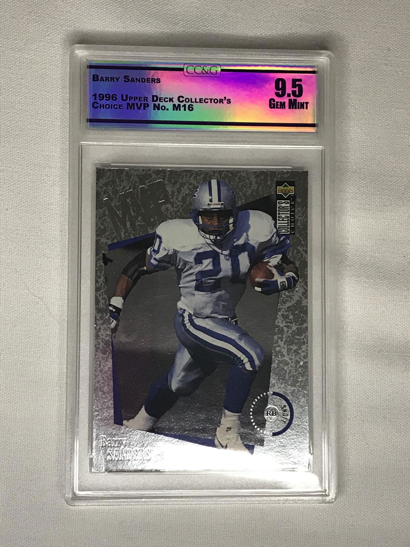 Barry Sanders Upper Deck CC&G 9.5 (1 of 1)