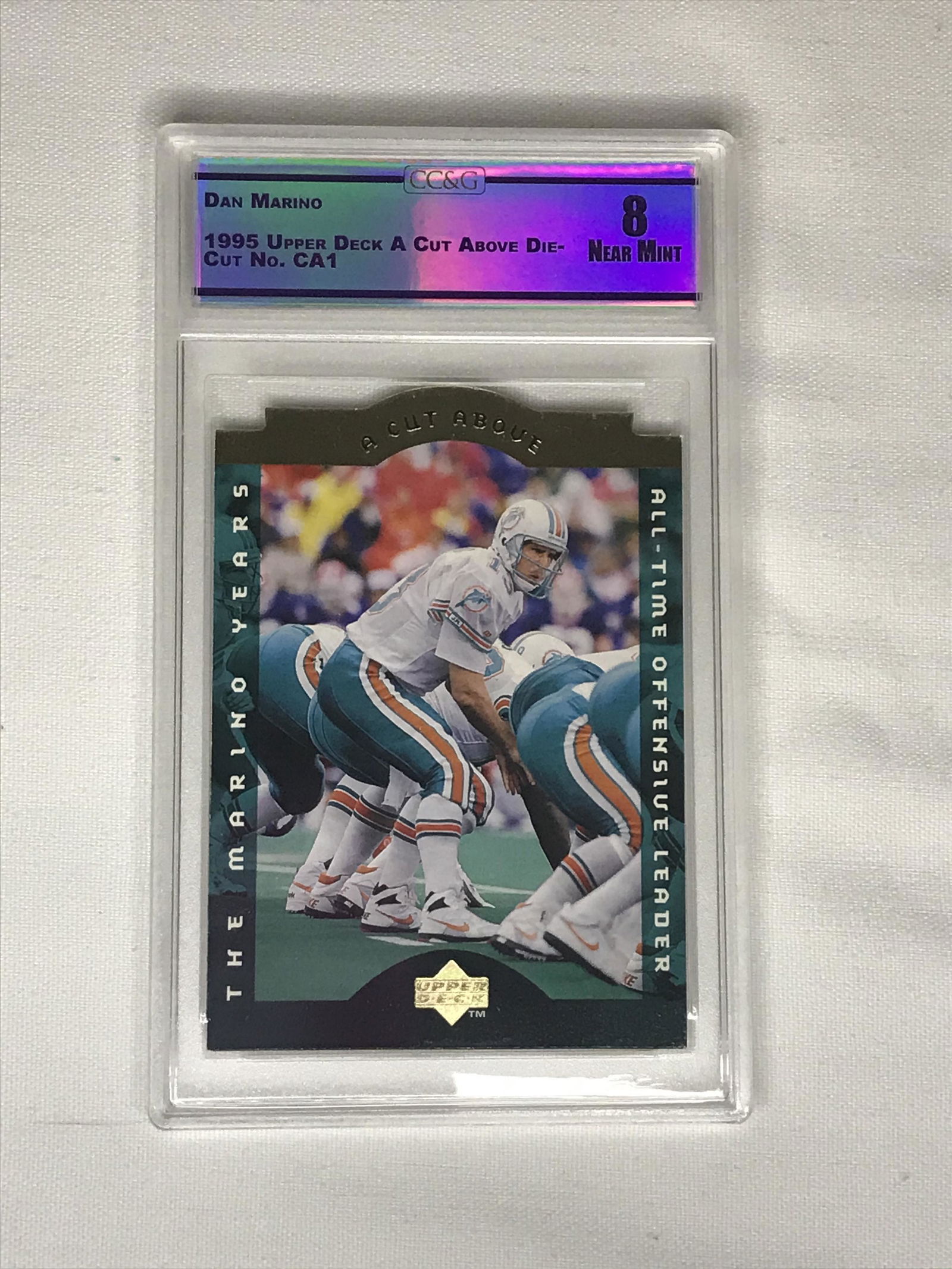 Dan Marino Upper Deck Die-Cut CC&G 8 (1 of 1)