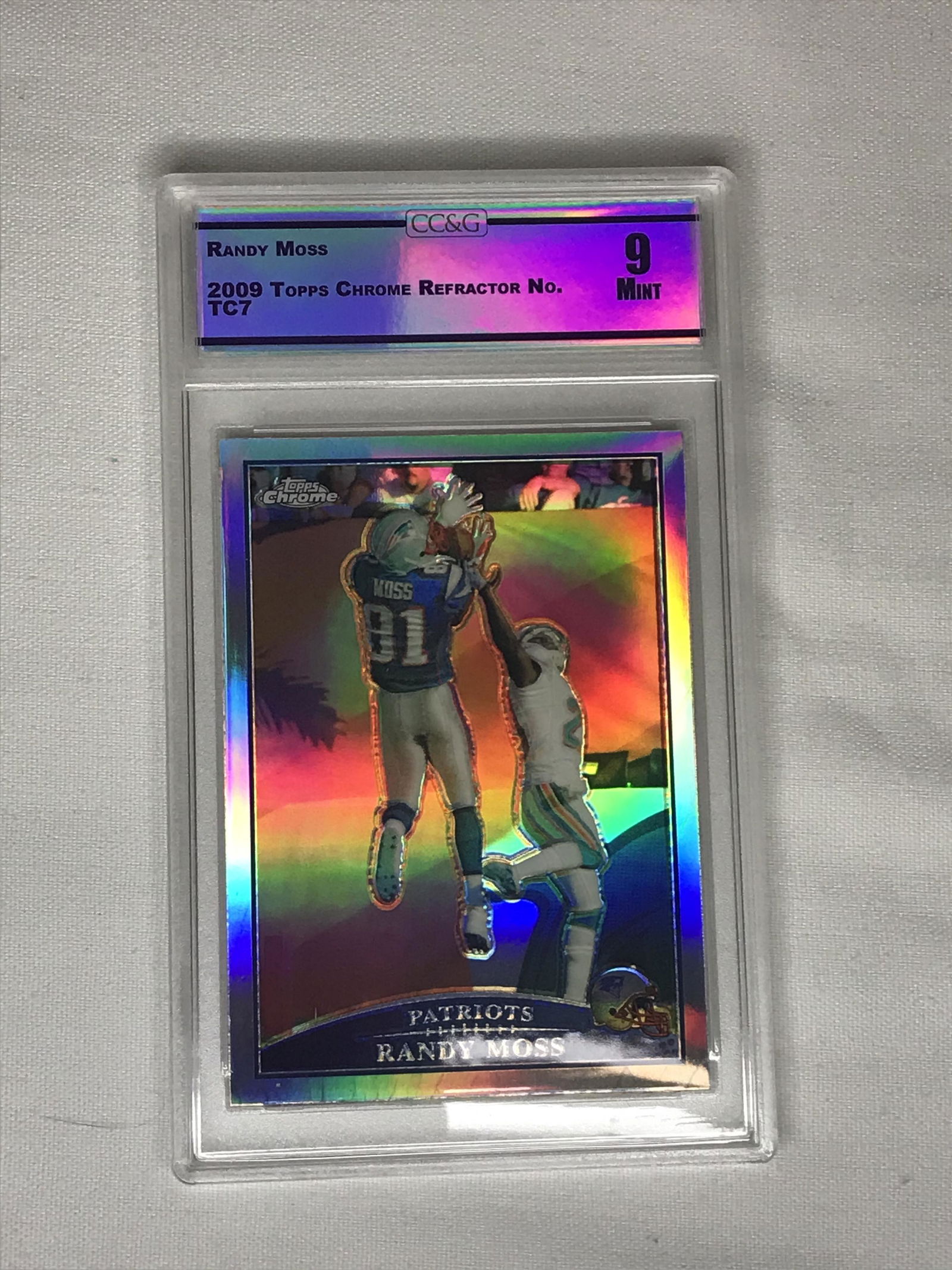 Randy Moss Topps Chrome Refractor CC&G 9 (1 of 1)