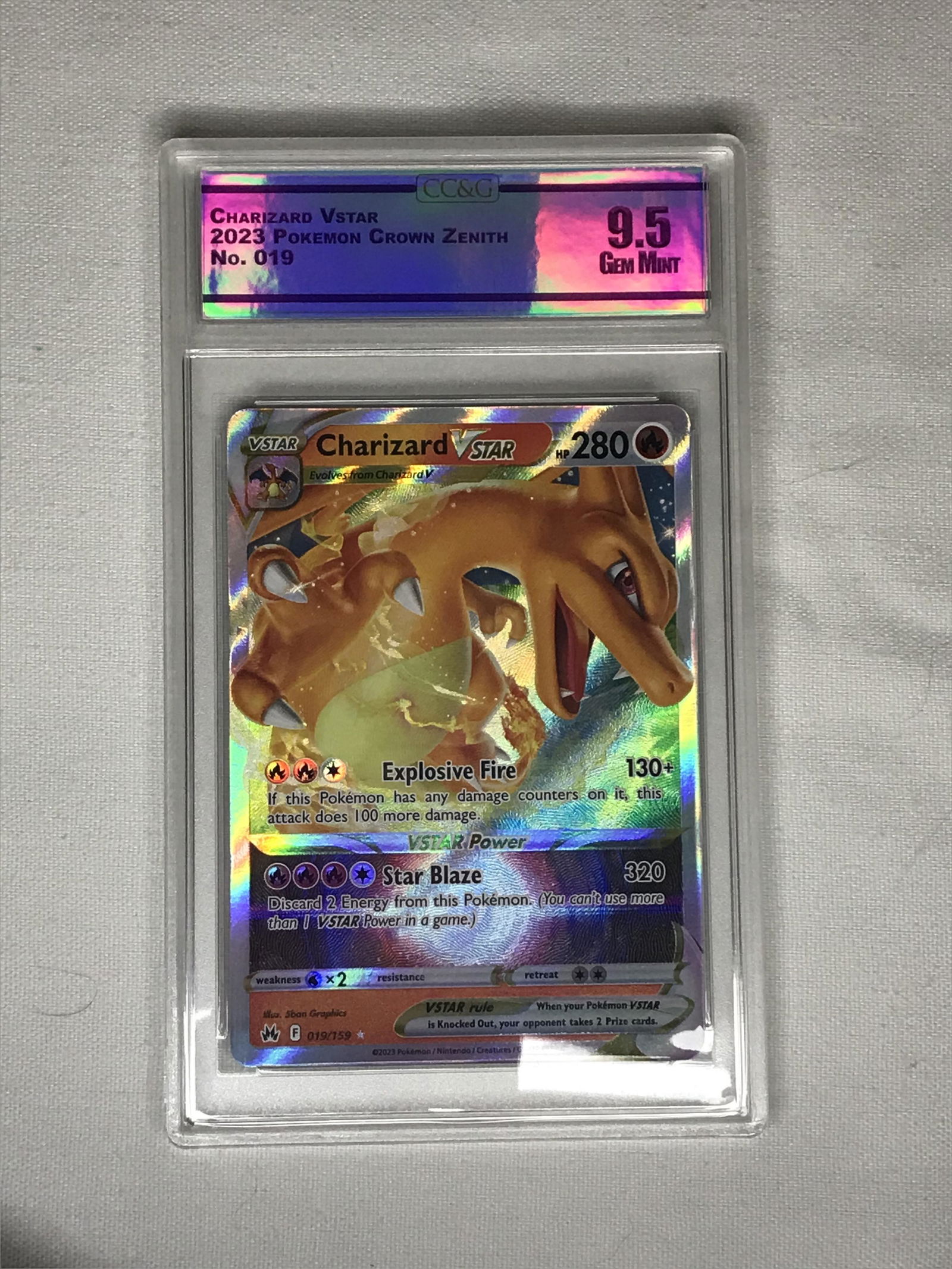 Crown Zenith Charizard Vstar CC&G 9.5 (1 of 1)