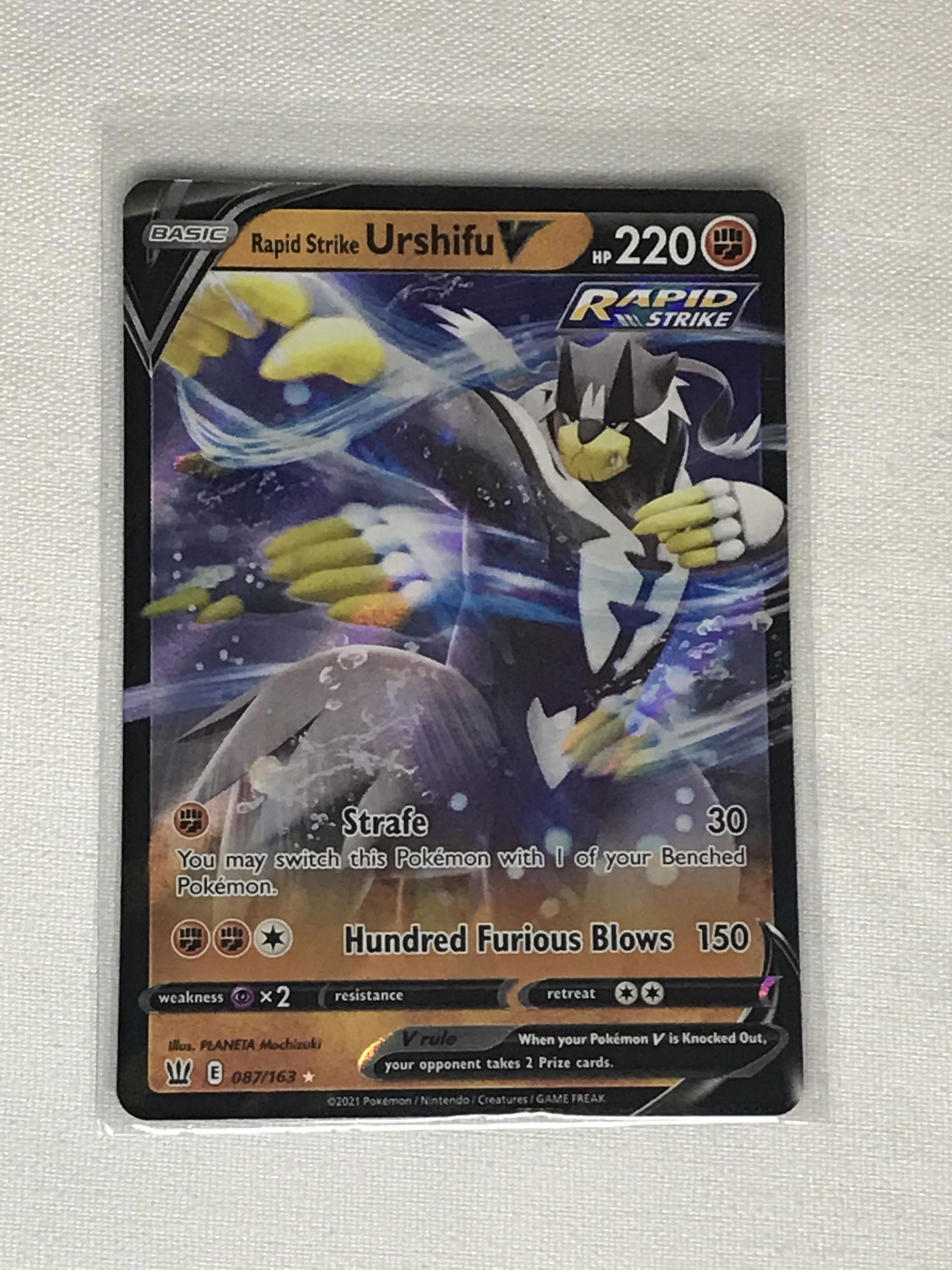 Rapid Strike Urshifu V Pokemon single (1 of 1)