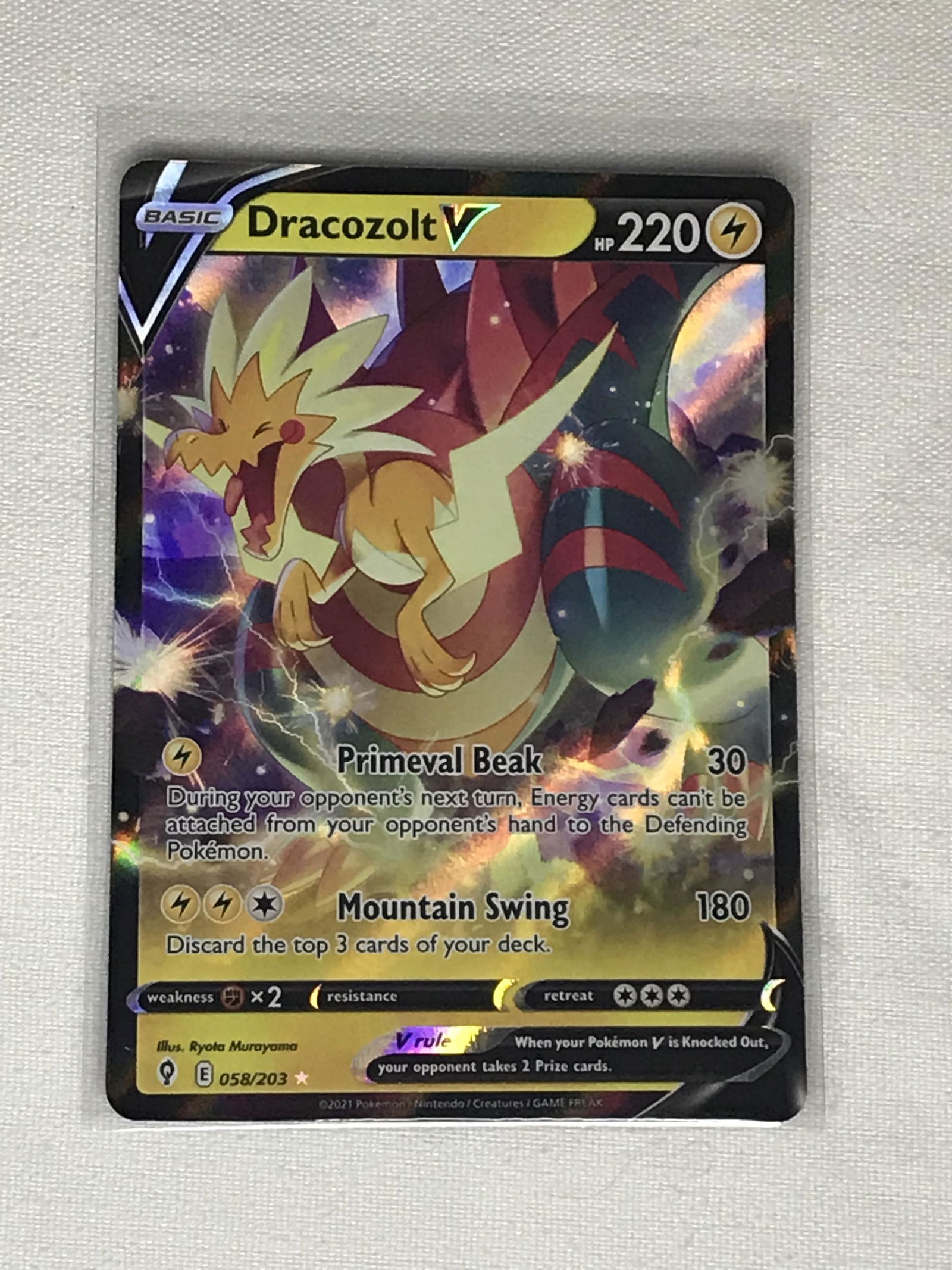 Dracozolt V Pokemon single (1 of 1)