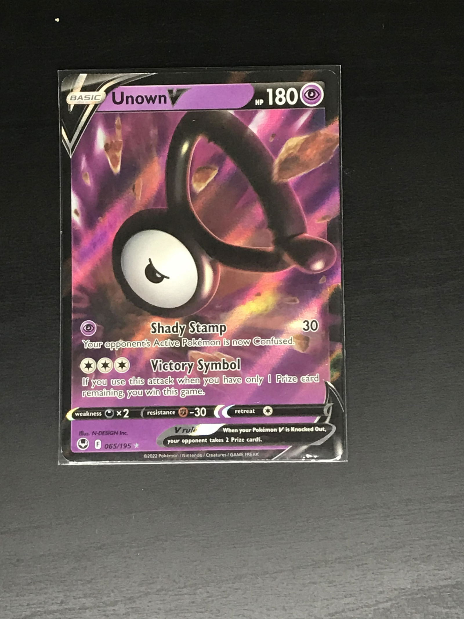Unown V Pokemon single (1 of 1)