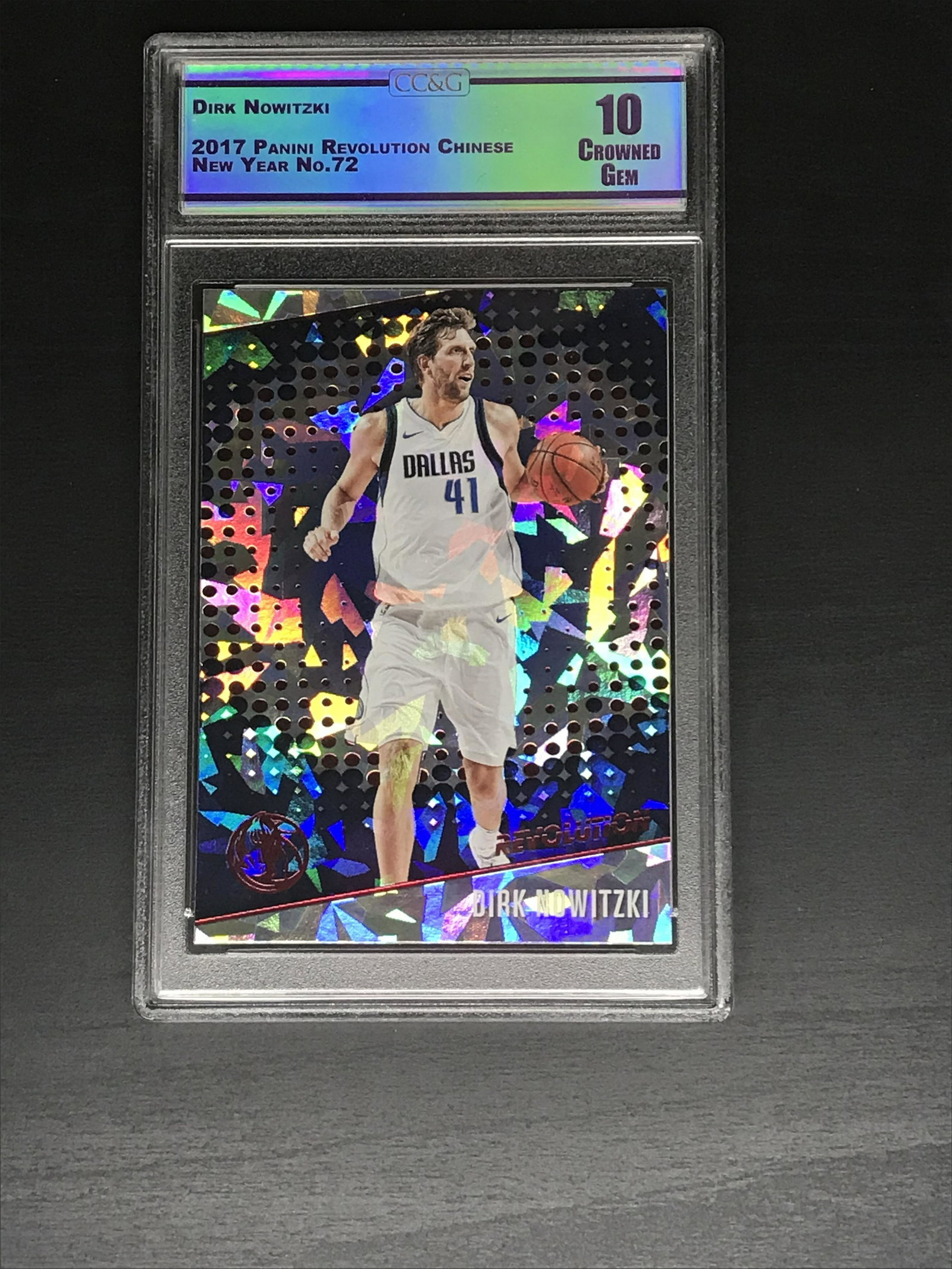 Dirk Nowitzki Panini Revolution CC&G 10: Dirk Nowitzki Panini Revolution CC&G 10