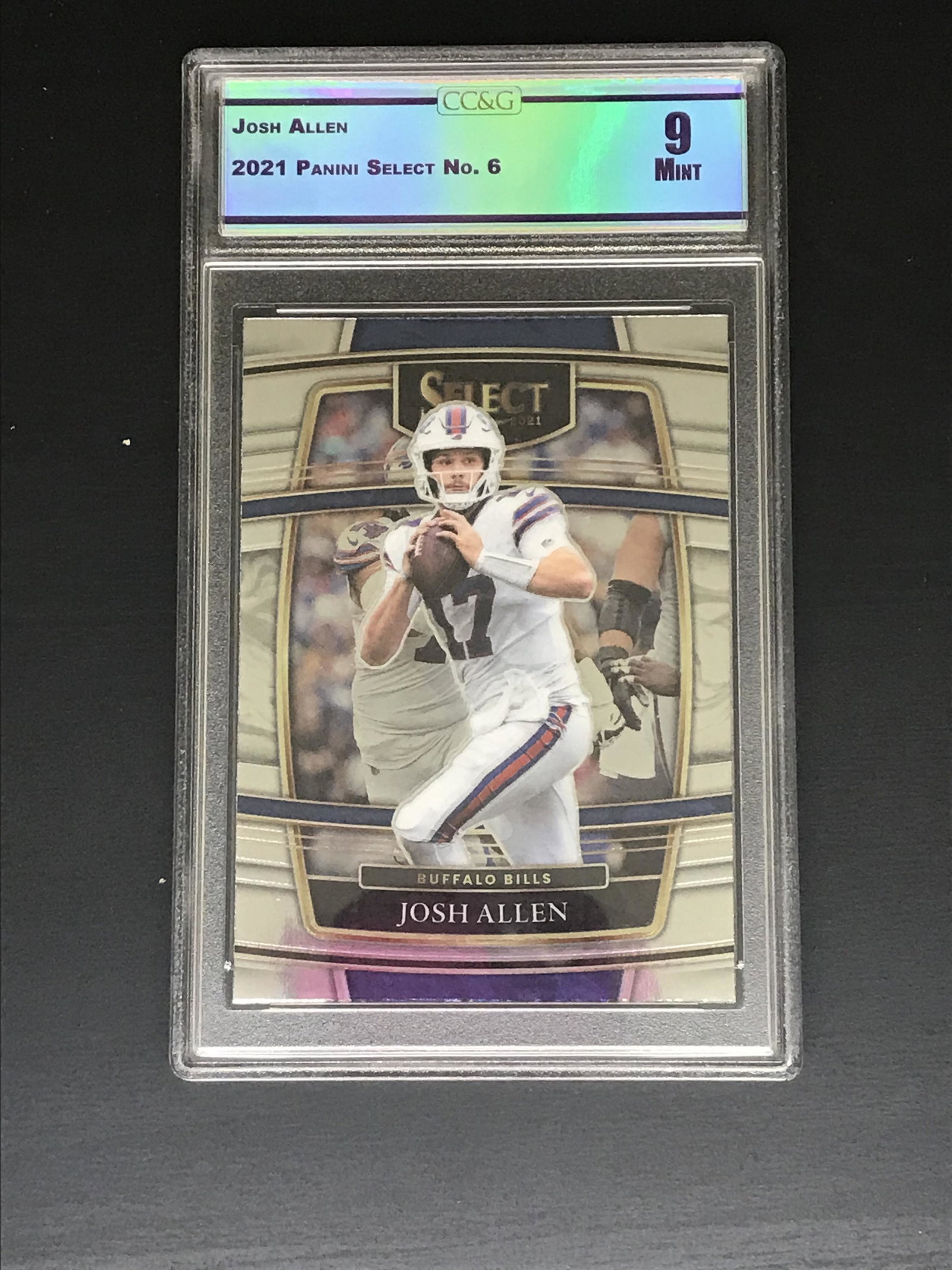 Josh Allen Panini Select CC&G 9: Josh Allen Panini Select CC&G 9