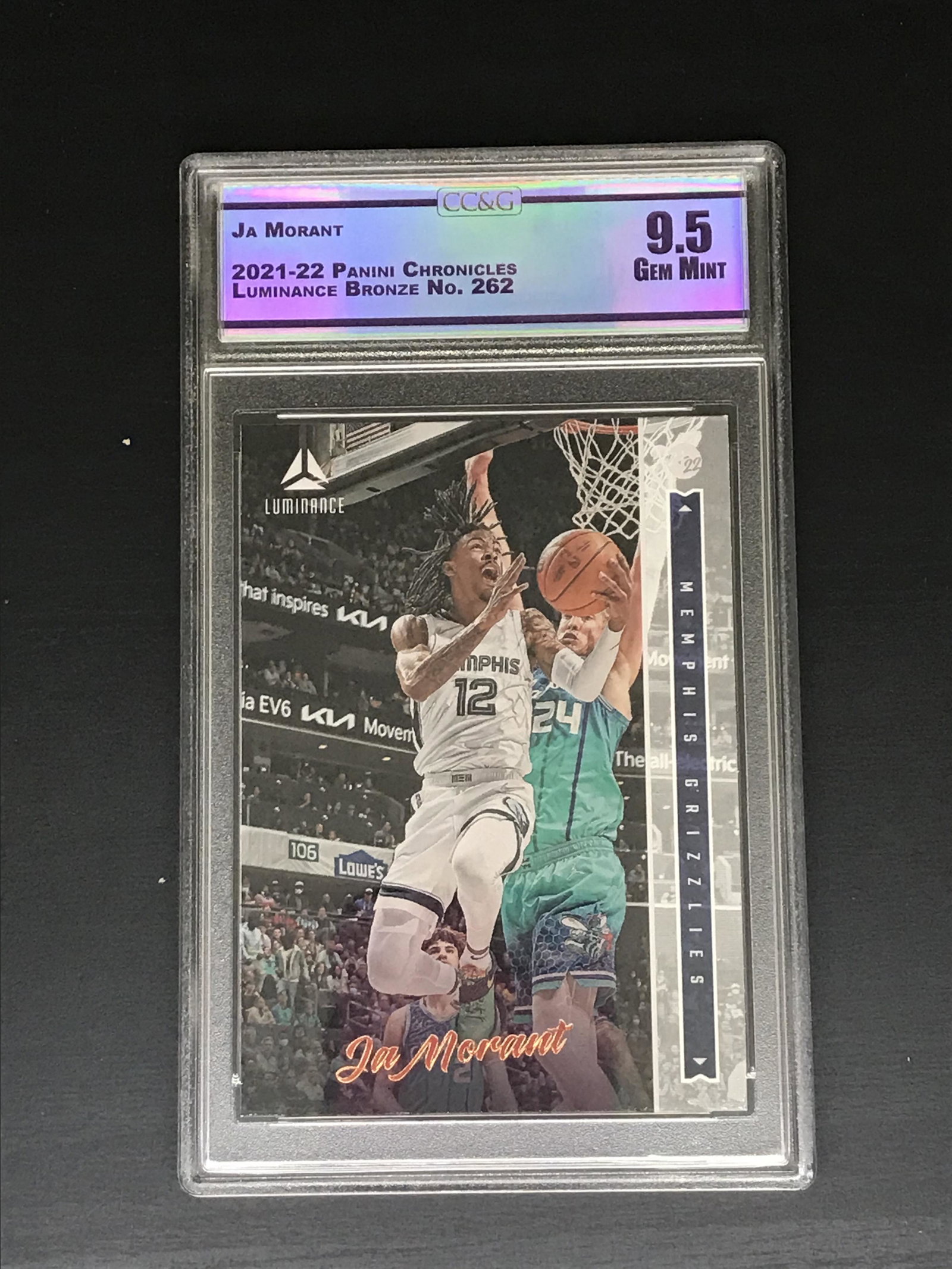 Ja Morant Panini Chronicles CC&G 9.5: Ja Morant Panini Chronicles CC&G 9.5