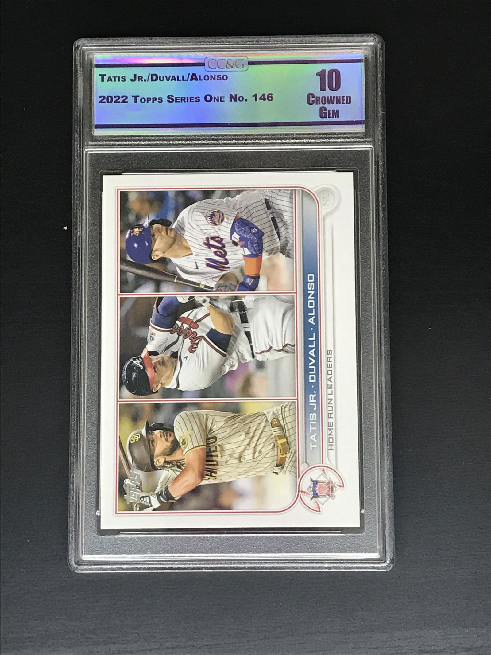 Tatis Jr./Duvall/Alonso Topps CC&G 10: Tatis Jr./Duvall/Alonso Topps CC&G 10